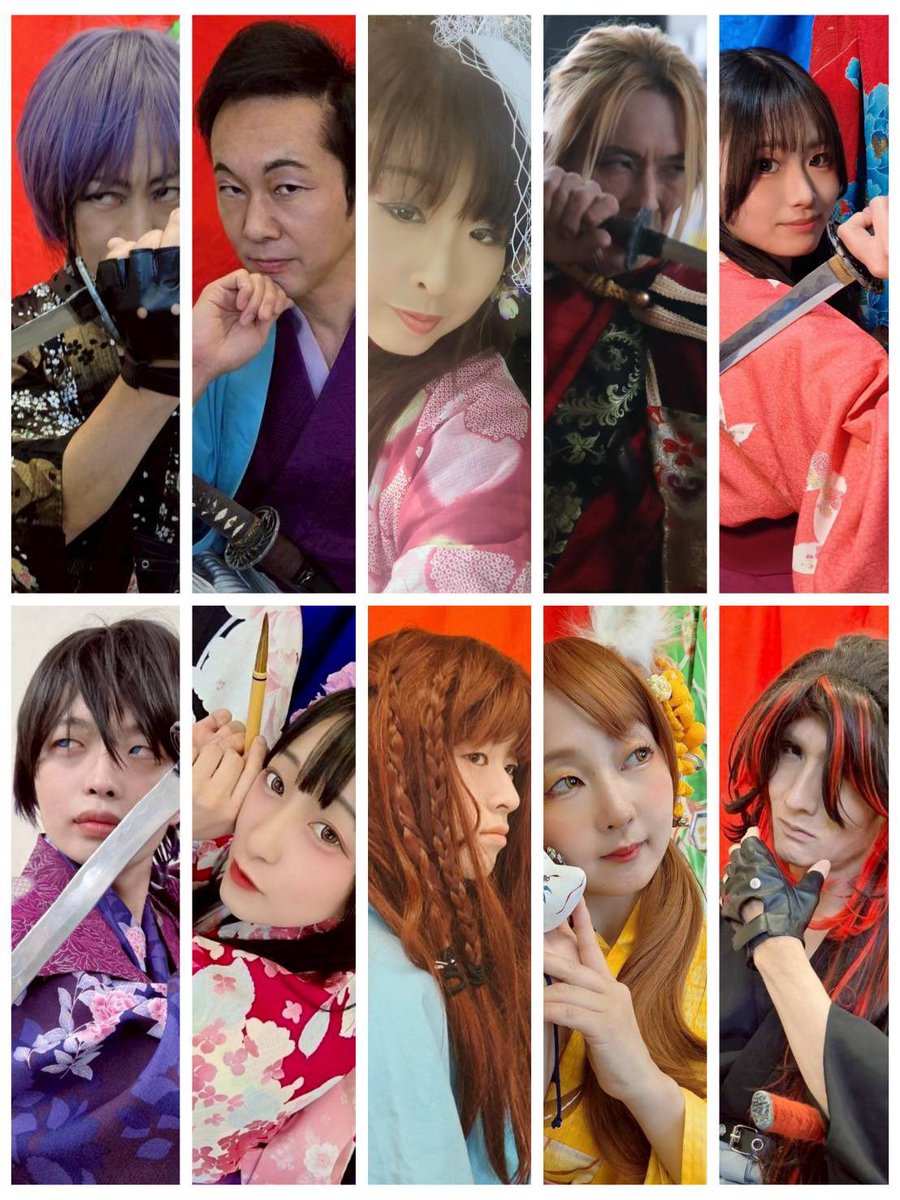 i_moto_y's tweet photo. #一穂の青灯（#百鬼夜蝶）
#I元観劇 感想】2026/6/21
時代劇の人気モチーフ、織田信長に新撰組… 更にはオリジナルキャラクターまでクロスオーバー。転生を…それらを貫くキーに据え… 想いを重ねる伝奇アクションロマン😳
麗しき美丈夫や美女美少女たちが舞台狭しと駆け回る…躍動感溢れる意欲作😊→ https://t.co/PZ4CSens1x