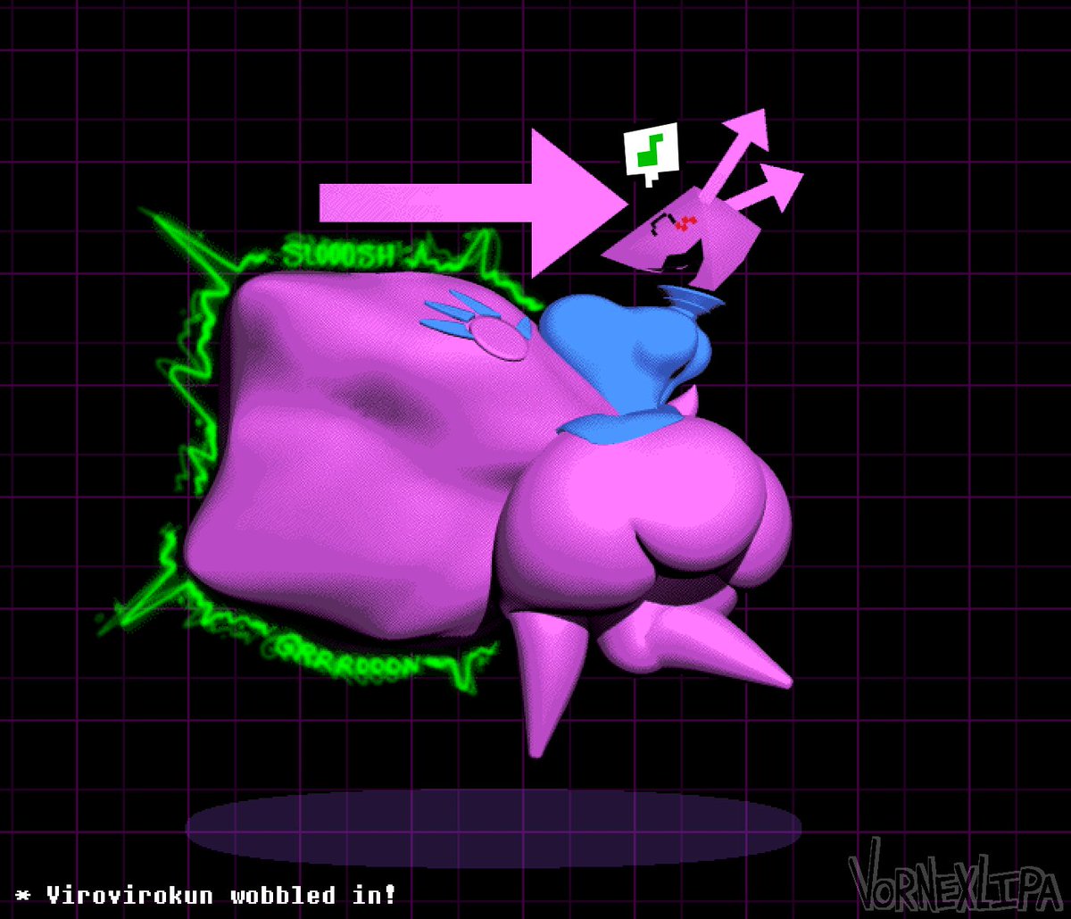 vornexlipa's tweet photo. CW: (vore, belching)
#vore #deltarune

You might need to install an Antivirus... Actually I think its too late- https://t.co/LS7I8uvQNa