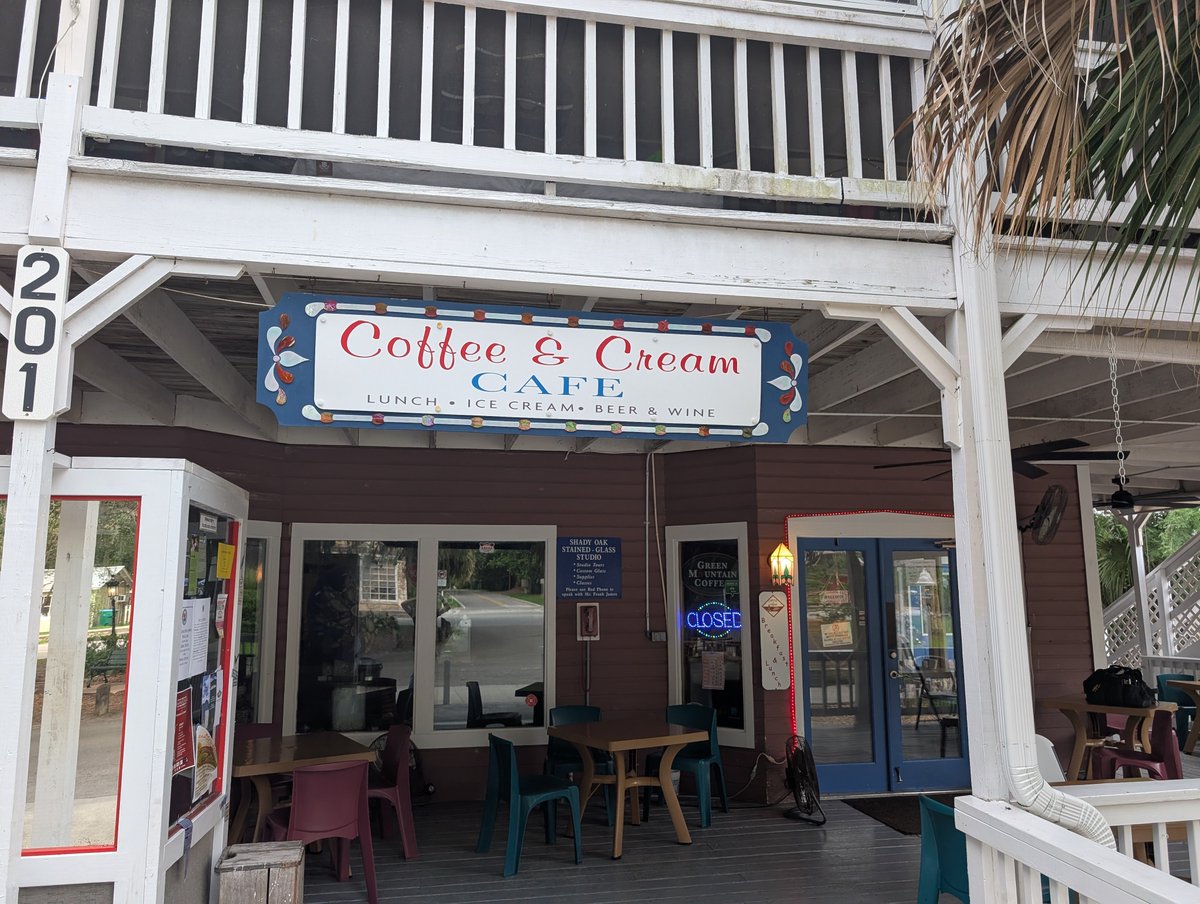 Shift4JoshuaT's tweet photo. 🍦 Coffee N Cream; A historic and delicious stop on your visit to Micanopy,FL, has just made the move to #Shift4Dine from @Shift4. Welcome to the family! https://t.co/nCl4yTOnAU
