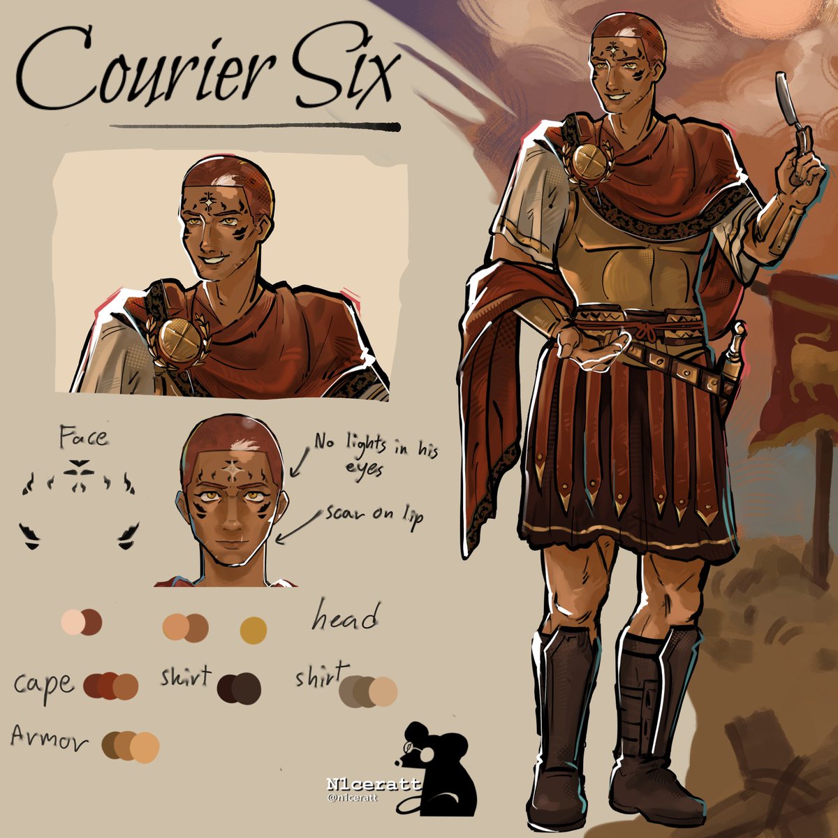 n1ceratt's tweet photo. Art ref of my fallout oc so far!
#fallout https://t.co/CxNnsC3QVx