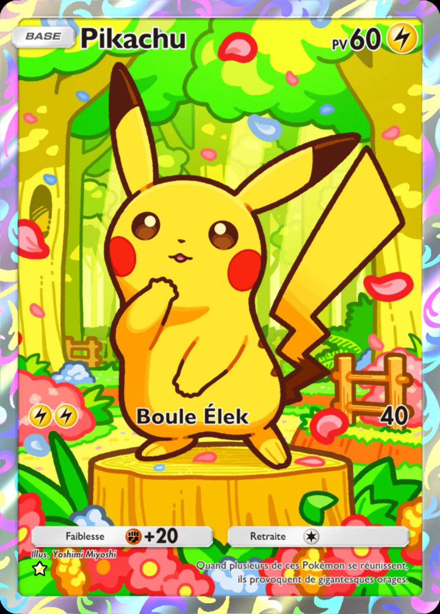 Pokekalos's tweet photo. Cartes françaises de Tiplouf, Pikachu et Nymphali de l'extension JCC Pokémon Pocket — Jours Heureux qui débarque mardi 30 juin. https://t.co/2WT9uEL7Zh
