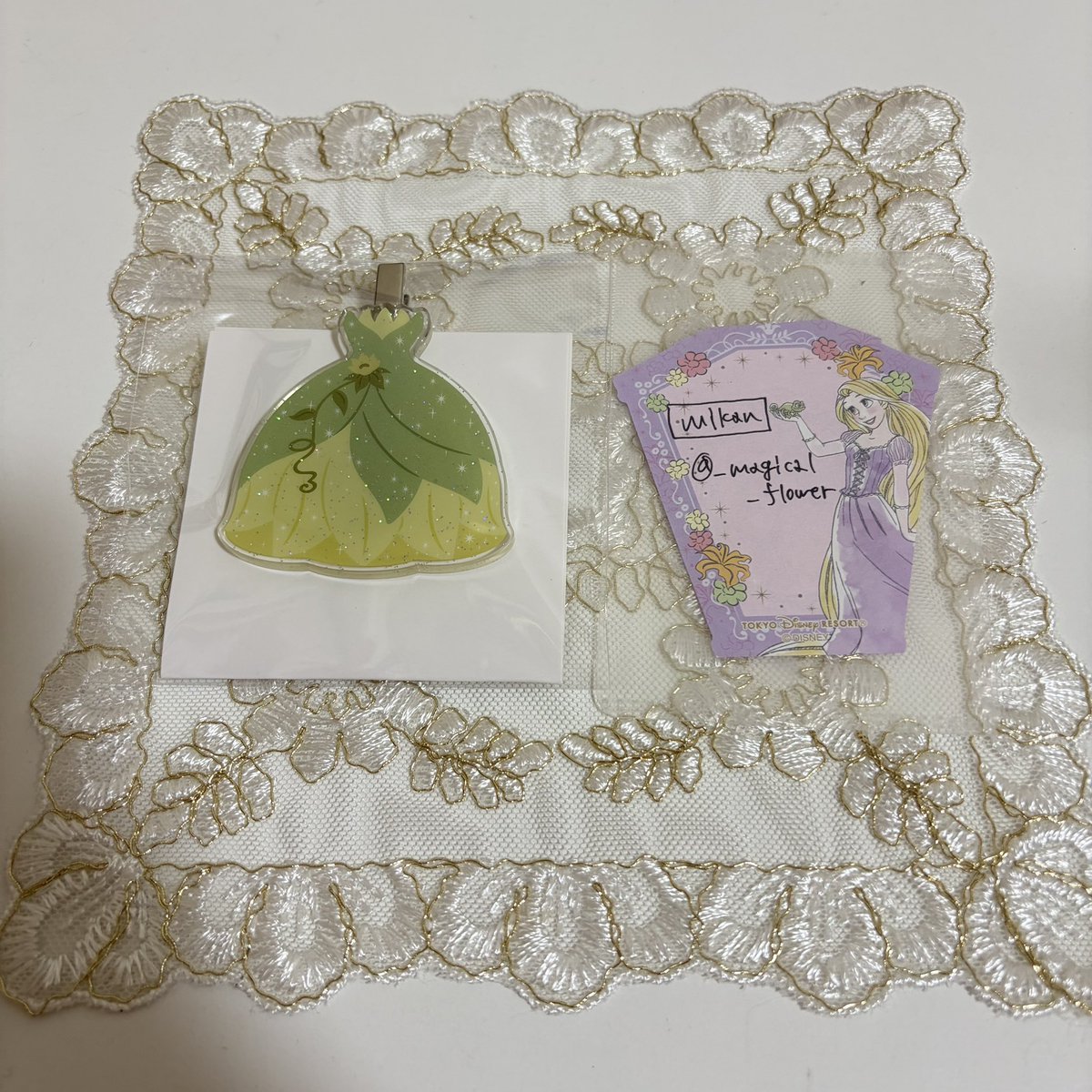 _magical_flower's tweet photo. @JpLovelove 初めまして、検索よりリプ失礼いたします。
ティアナを1点所持しております。
シンデレラと1:1で郵送にて交換していただくことは可能でしょうか？
ご検討よろしくお願いいたします。 https://t.co/qTBra6bpHE
