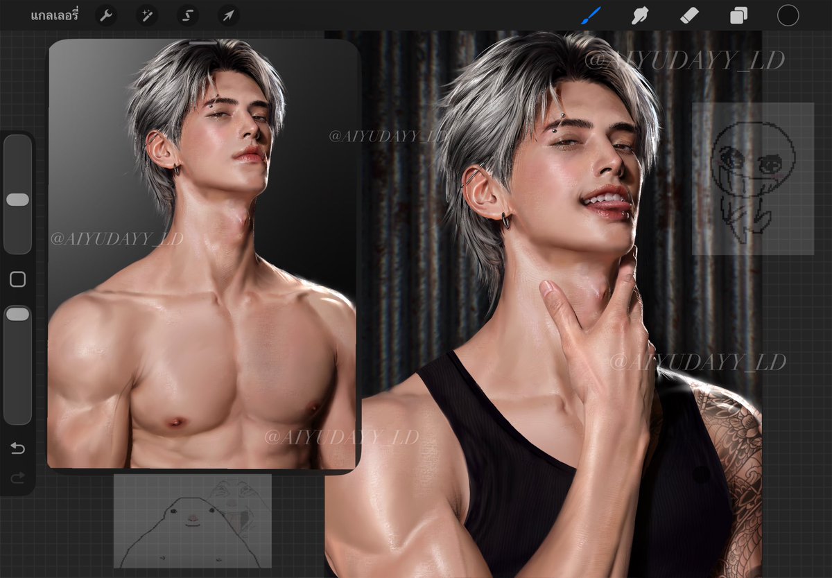 Grutyu1's tweet photo. ตะปอยไฟนอลมาแว้วคับ หลังจากที่ลงสปอยมา5ล้านภาพ ในที่สุด🙏😭
จะลงขายเป็นแบบประมูลวันพรุ่งนี้ 19.30น.ค่ะ🫶🏻
#ปกนิยายสำเร็จรูป #ปกสำเร็จ #ปกนิยาย https://t.co/Oc0Oda7iZy