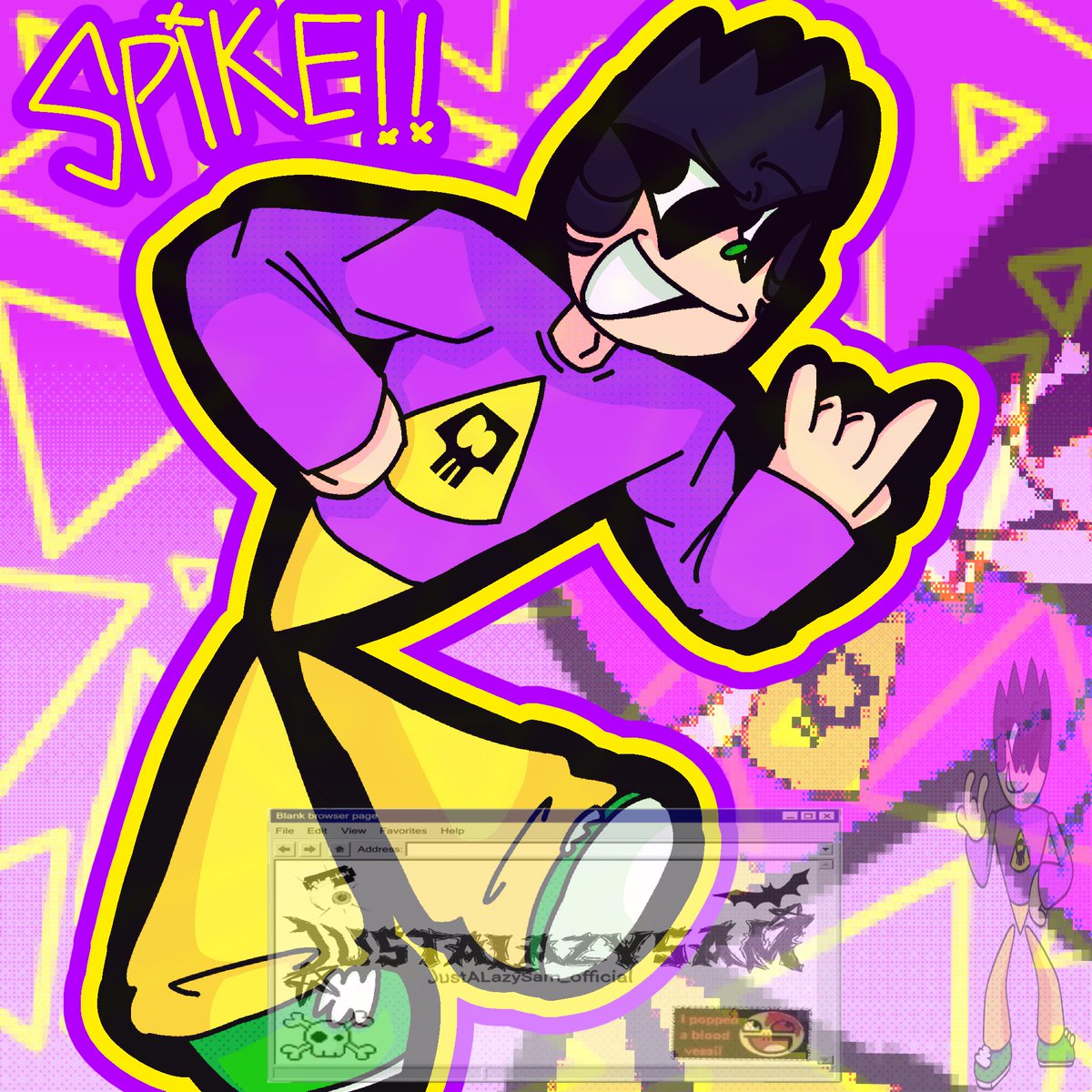 Justalazysam_1's tweet photo. Spike fanart because lately i've been getting into him!!
#daveandbambi #dnb #vsdaveandbambi #davesfunalgebraclass https://t.co/k4wvUDG28M