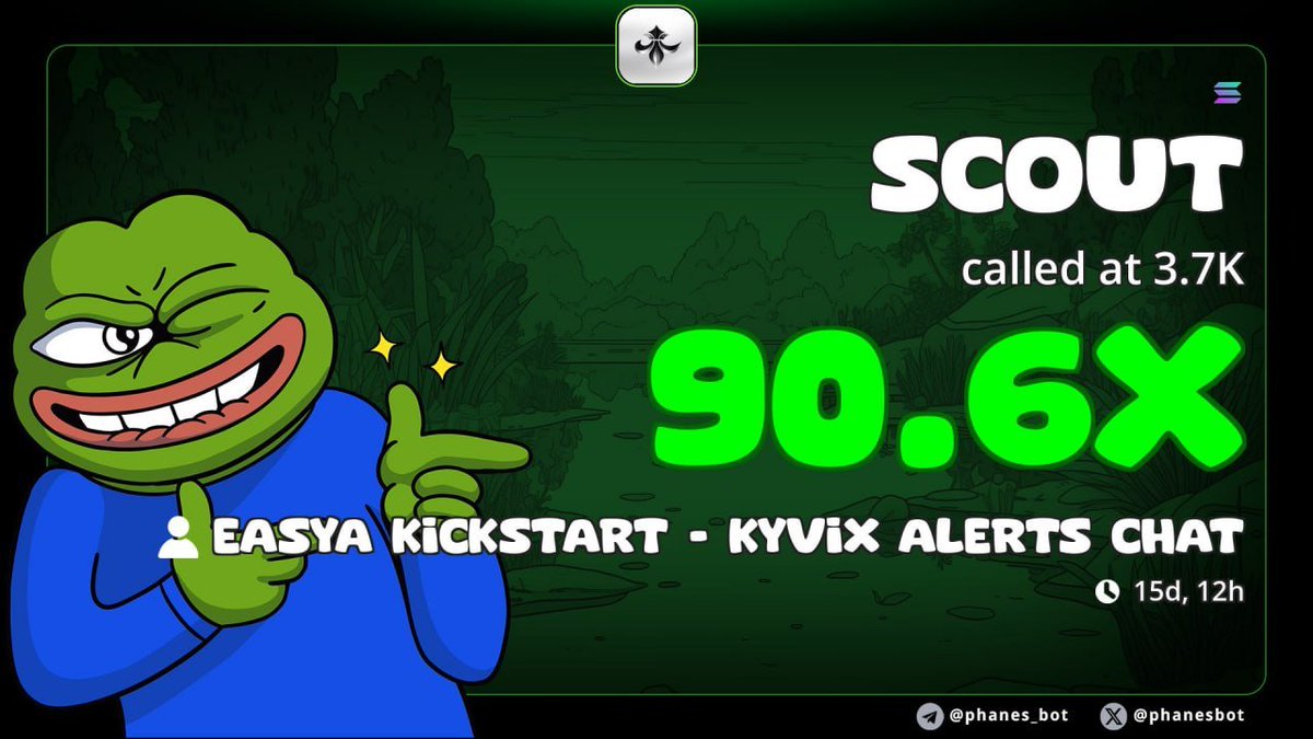 kyvix_sol's tweet photo. 💥 For the first 10+ days after launch, KYVIX alerts were free for everyone. During that period, members received early notifications on launches such as solana:12z7AWnW5Q8mAS9qFtCWnnMdhNvqScZHe8w627EfEASY , $INFERRA , $CPX,  $SCOUT,  $ANT and more.  You should do your own research, filter out the noise, and avoid scams. However, being notified as early as possible about a new launch, supply lock, or bonding token can provide a significant advantage. 

TG: https://t.co/NU80nll88U
.