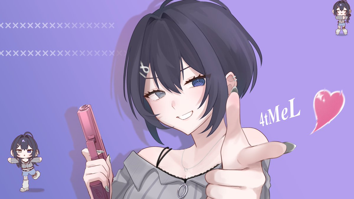 trash_box0's tweet photo. デスクトップに迷ったら推しを描こう。 https://t.co/Up1BeIxRH8