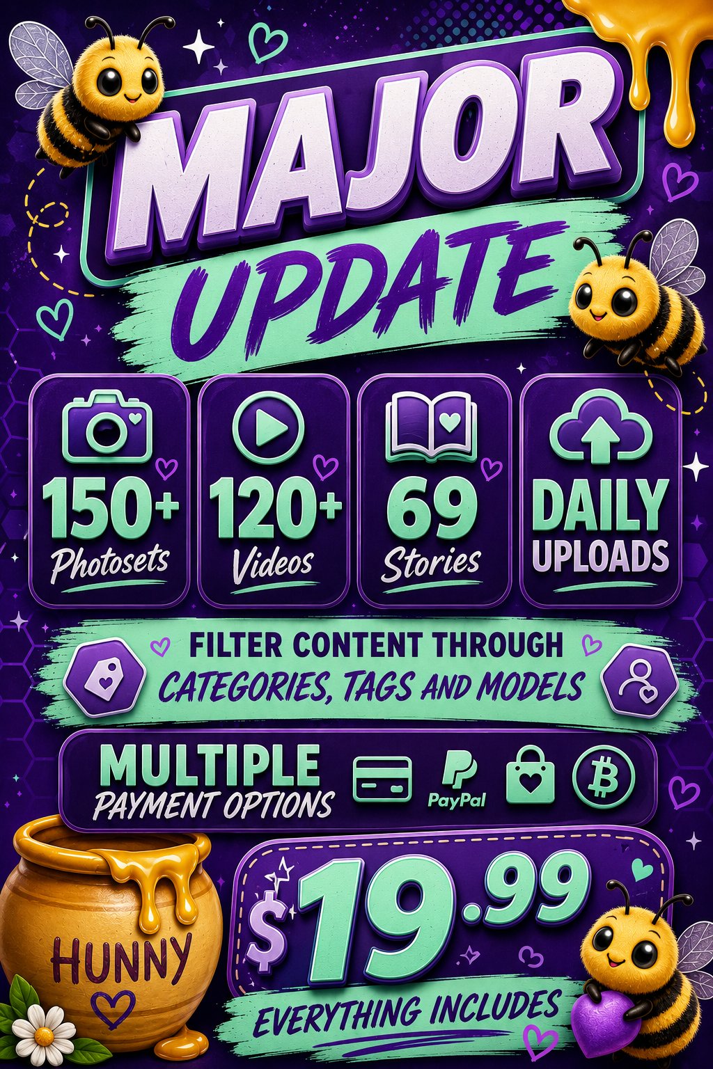 My official website has had a Major Update!! @mymember_site 🚨 150+ Photosets 120+ Videos with daily uploads 🚨 Filter content through categories, Tags and Models 🚨 Multiple Payment Options 🚨 EVERYTHING INCLUDED FOR ONE PRICE SIGN UP NOW AND GET THE BEST OF THE BUSH https://t.co/MoXj1wmnrf