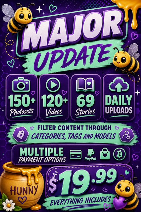Elizabeth_Hunny 👑🐝 Best Bush 🌳 - My official website has had a Major Update!! @mymember_site 🚨 150+ Photosets 120+ Videos with daily uploads 🚨 Filter content through categories, Tags and Models 🚨 Multiple Payment Options 🚨 EVERYTHING INCLUDED FOR ONE PRICE SIGN UP NOW AND GET THE BEST OF THE BUSH https://t.co/MoXj1wmnrf