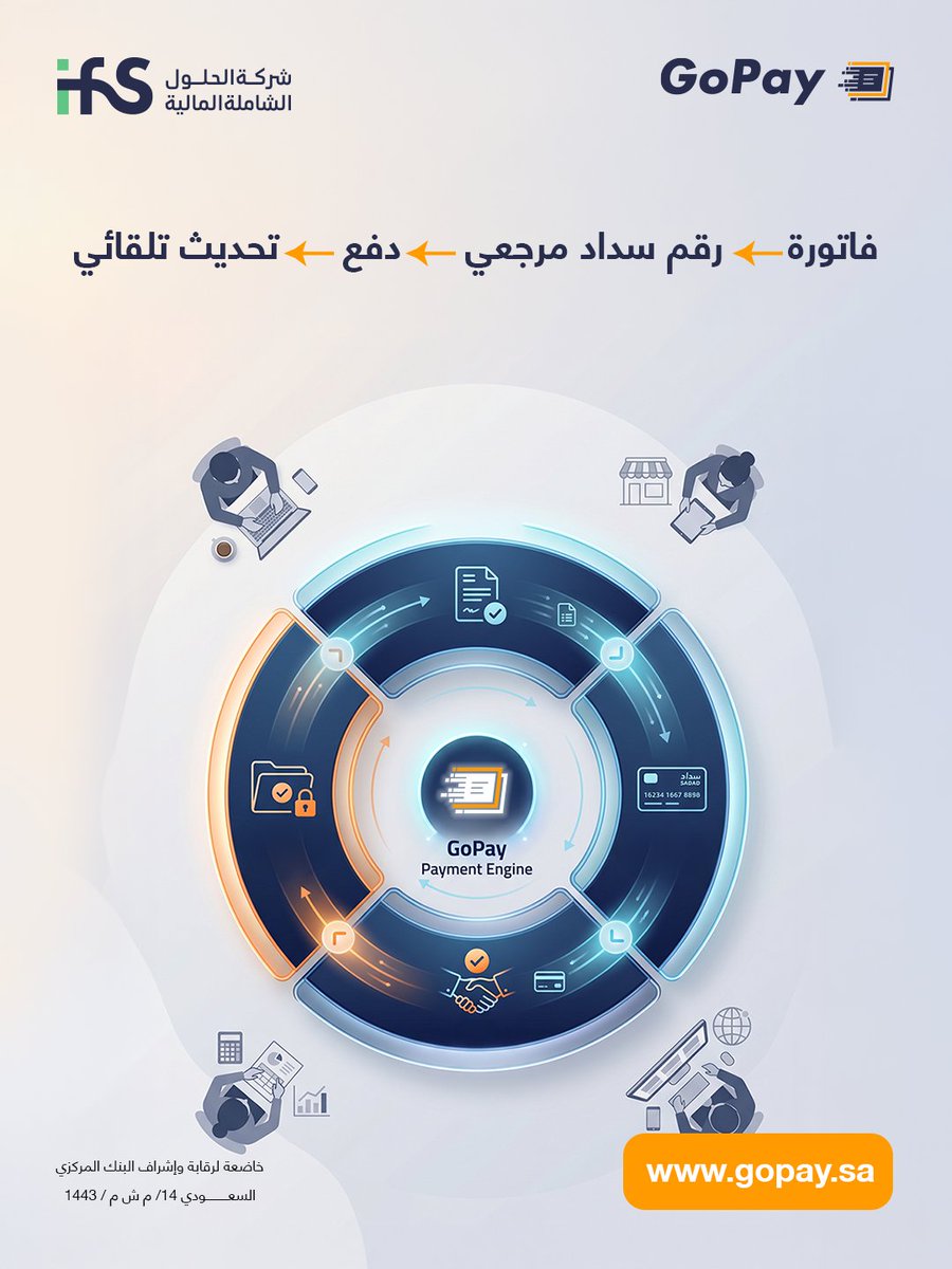 gopaysa's tweet photo. إذا كنت تبدأ أو تدير شغلك لحالك… تحتاج حل يسهّل عليك التحصيل بدون تعقيد.

مع GoPay، تقدر تصدر فاتورة أو مطالبة مالية، ويصدر معها رقم سداد مرجعي، ويتاح لعميلك الدفع عبر سداد من القنوات البنكية.

🔗 https://t.co/vNb4s3vxpT

#المدفوعات_الرقمية#الفوترة_الالكترونية#نظام_سداد https://t.co/uTfBB5Ecjj