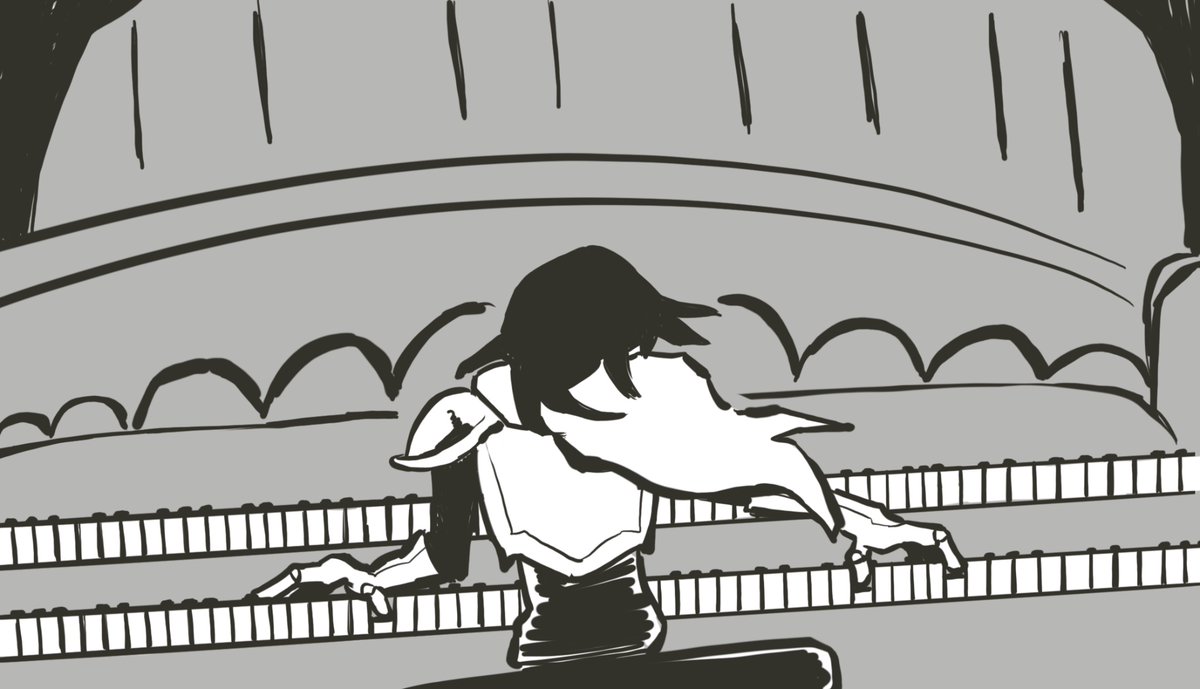 P4sstheSugar's tweet photo. The rare other fandom post. Drawings from a deltarune animatic I never finished (1/2) #deltarune https://t.co/F2rDlfUjbl