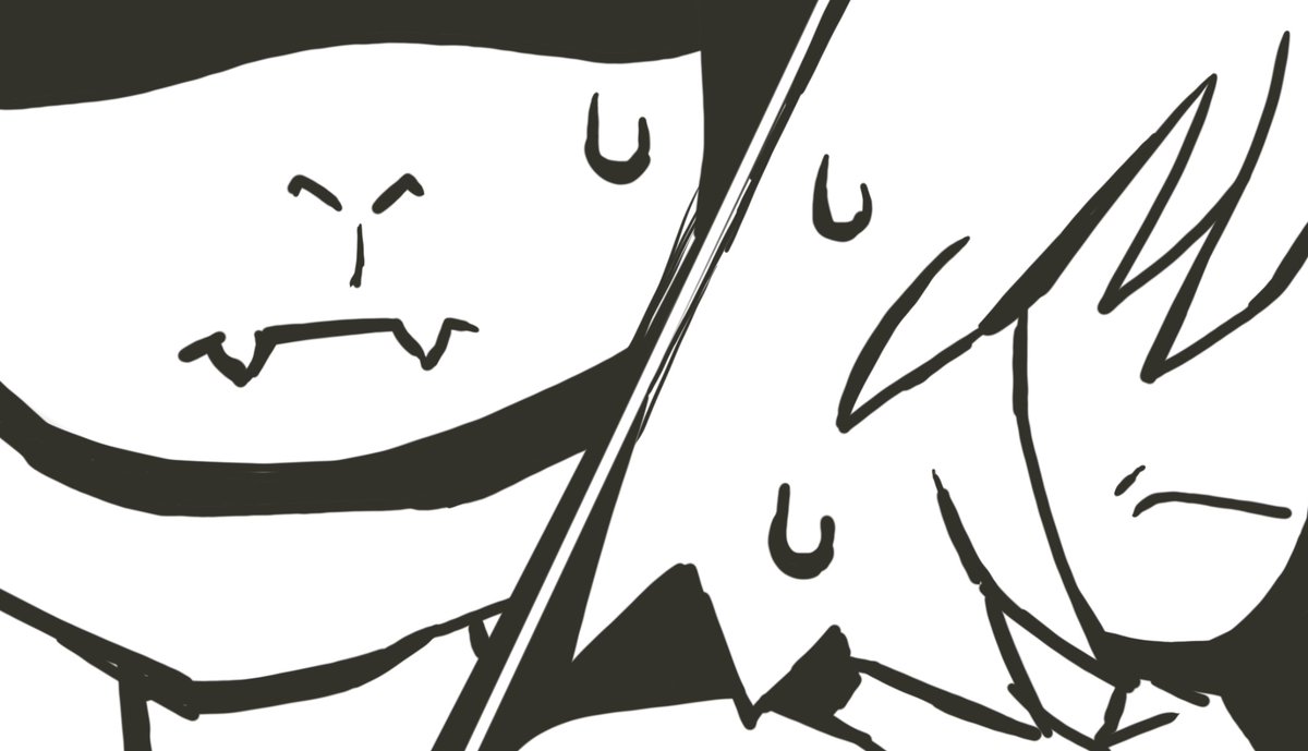 P4sstheSugar's tweet photo. The rare other fandom post. Drawings from a deltarune animatic I never finished (1/2) #deltarune https://t.co/F2rDlfUjbl