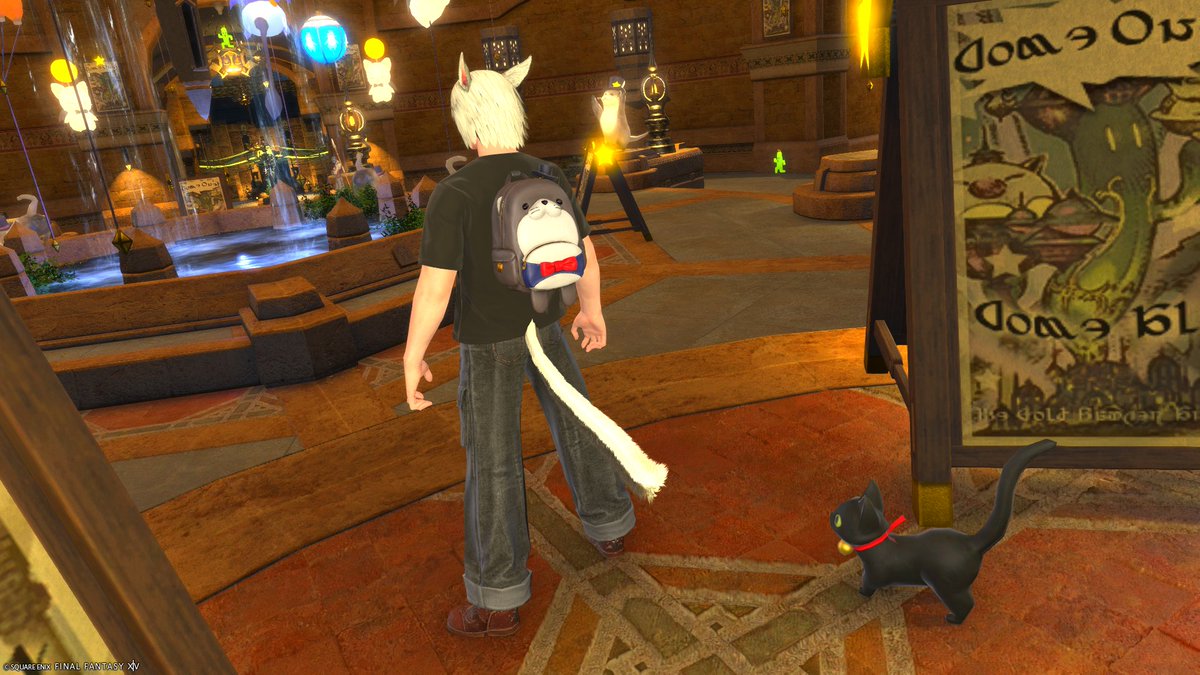 tn_ff14's tweet photo. せっかくなのでのえで別場所でも
看板も凝ってて可愛いよね😊 https://t.co/igPY62K4OO