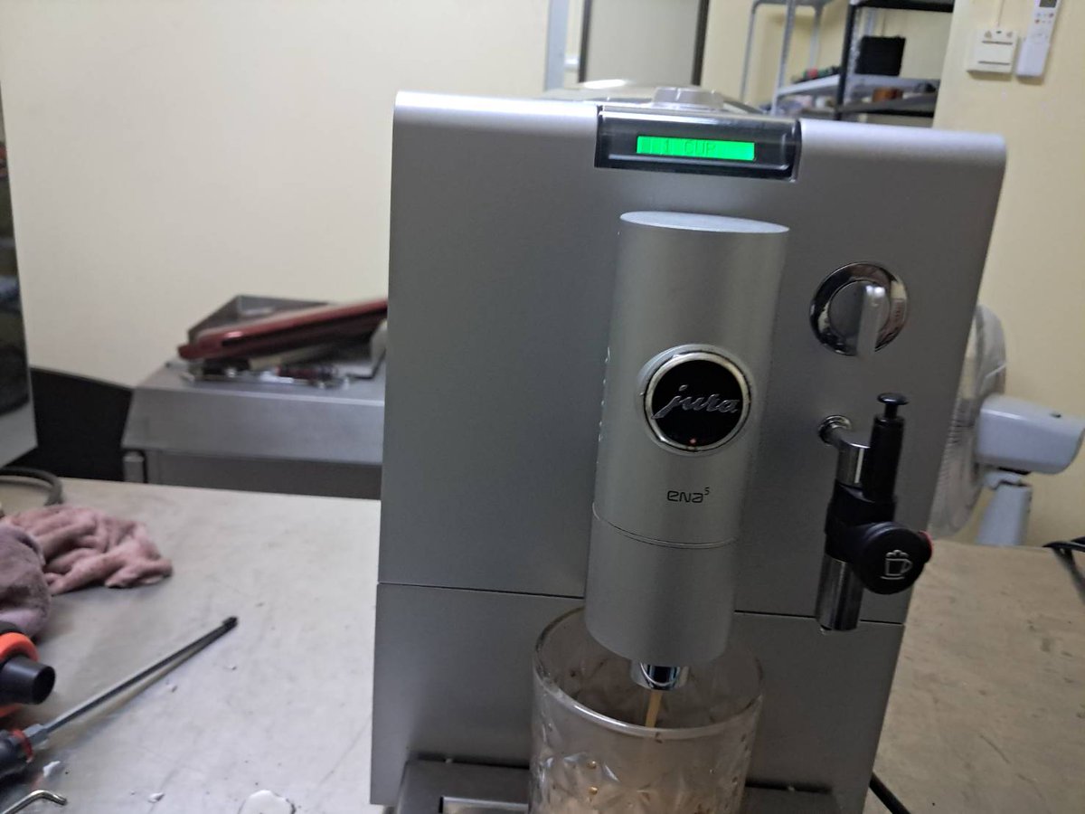 AlexLyamin98772's tweet photo. ☕ Jura ENA 5 looked fine.

Inside, a hidden water leak was slowly destroying the machine.

✅ Leak repaired

✅ Pressure restored

✅ Coffee perfect again

📍 Pattaya

📞 092-46-777-37

#JuraRepair #CoffeeMachineRepair #Pattaya #JuraENA5 #CoffeeMachineLeak https://t.co/6psBpKtZGA