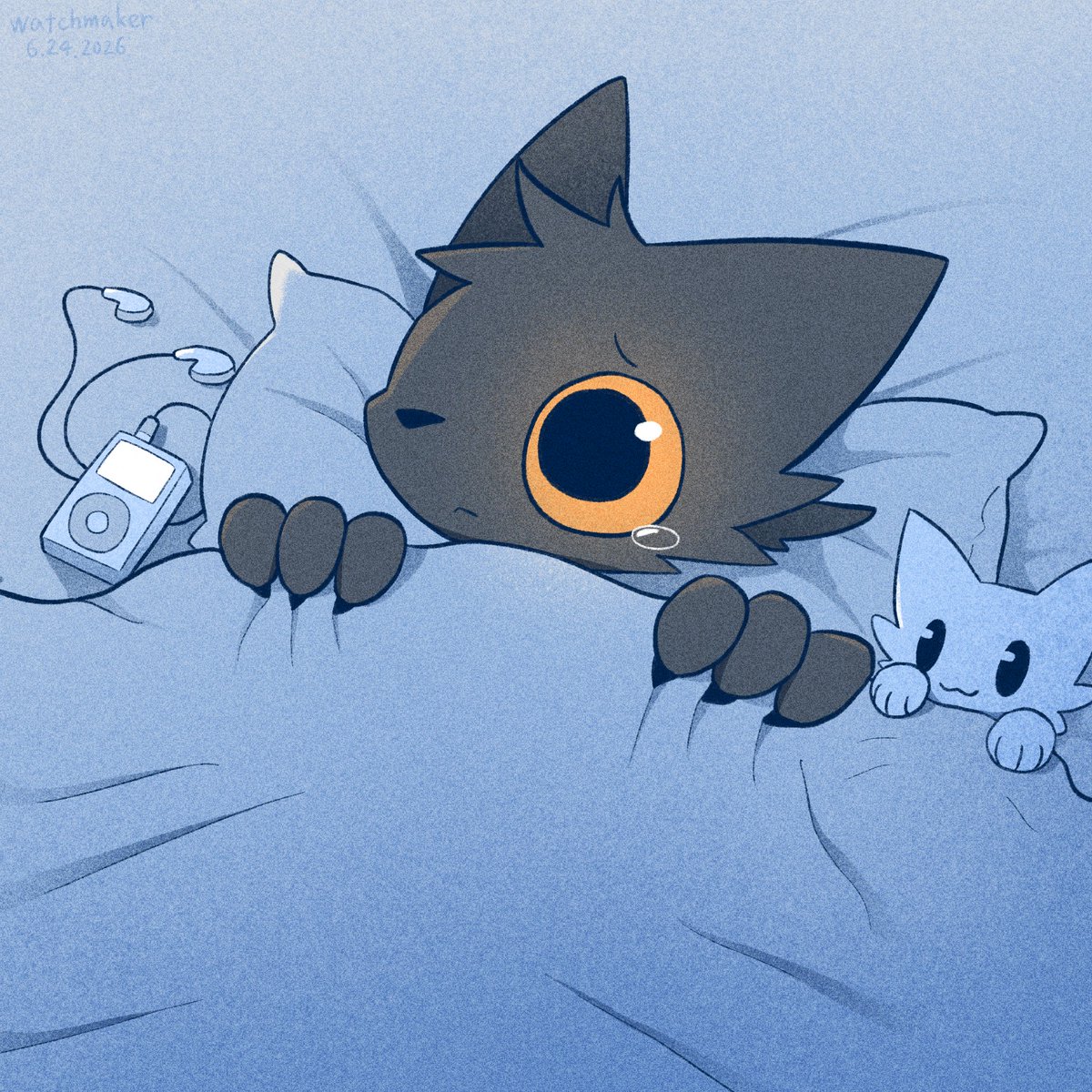 Watch_maker_YH's tweet photo. Blue night 
#furryart #expie #casualtiesUnknown https://t.co/kHFEzYGUtV