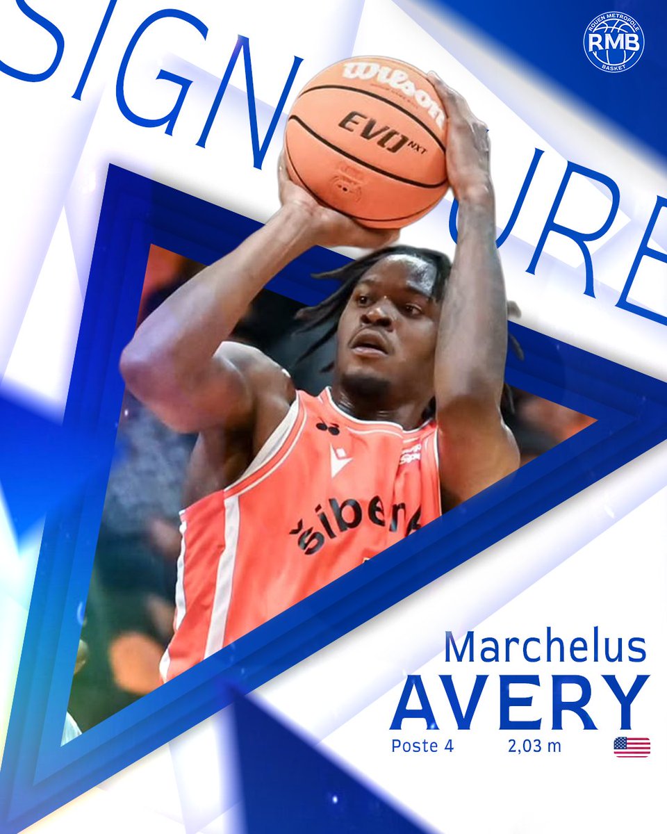 RouenMBasket's tweet photo. Marchelus Avery, nouvel ailier fort américain du Rouen Métropole Basket ! 🔏

Pour faire le spectacle au Kindarena, vous pouvez compter sur lui ! Marchelus Avery, alias « Chi Chi », est un ailier adroit et très athlétique.

En savoir plus : https://t.co/BvoUlrwmkO https://t.co/enPLugwiAF
