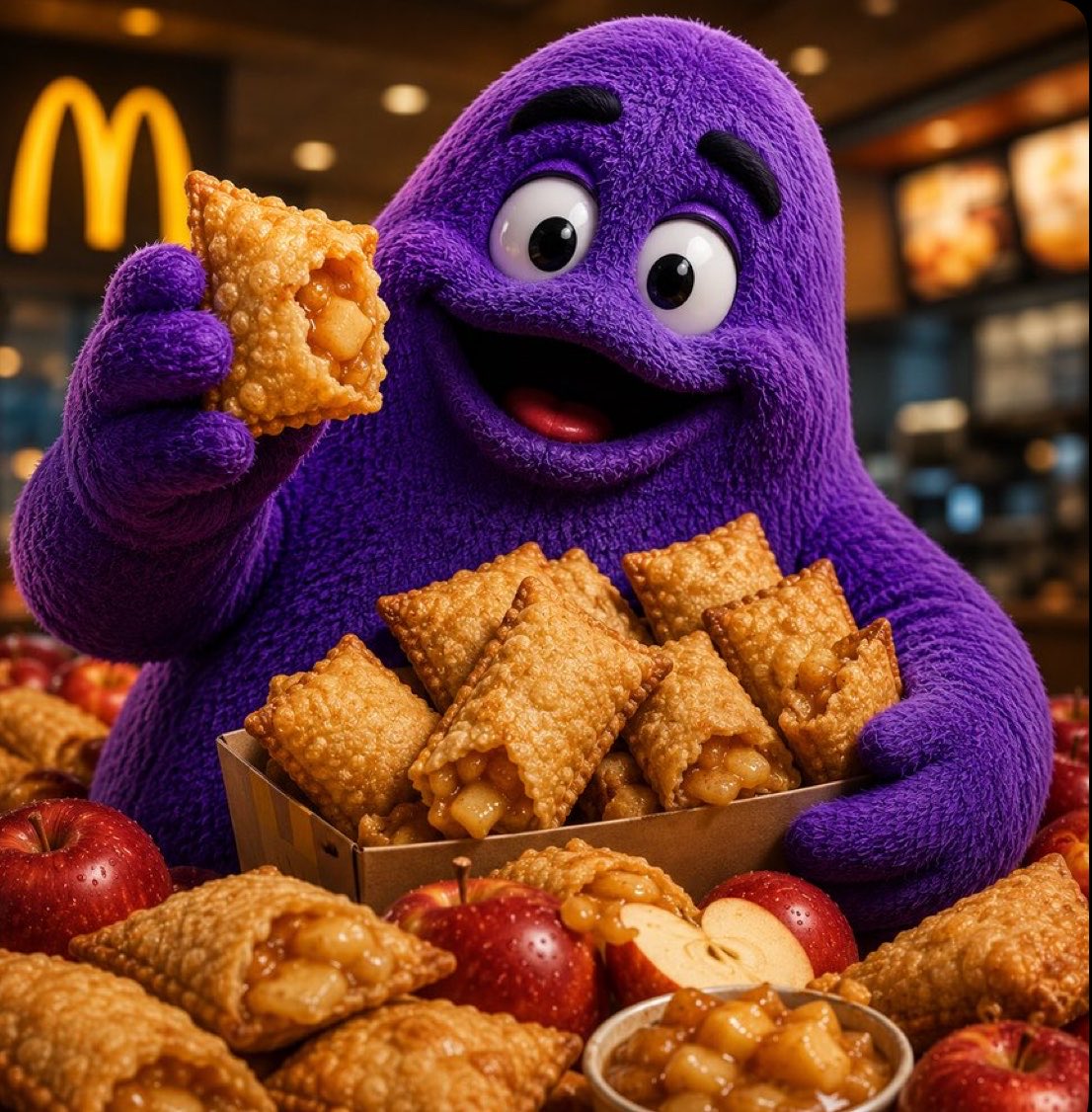 Grimaceonx's tweet photo. @McDonalds I know exactly which wolf I am.

The one ordering twelve. https://t.co/N5Qr2SvNWD