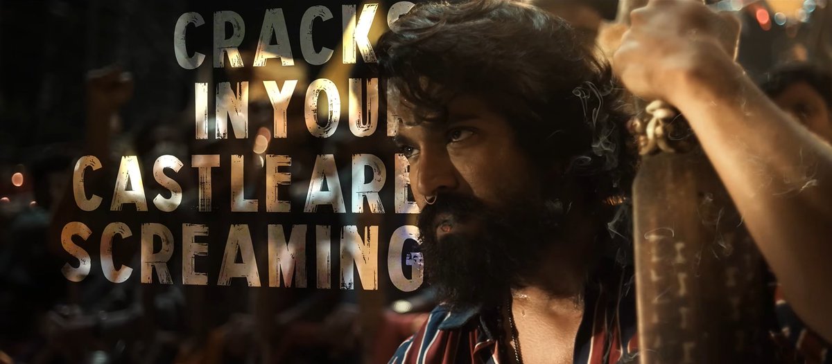 Nkr_19_02's tweet photo. Not just a song, it's a statement. Insane🎶🔥
"You built thrones out of fear.
I'm the fire you thought you'd tamed. I came to show you your place." 
#ARR's magic #VillageRocker from #Peddi hits hard &amp; on loop⚡
@arrahman @PeddiMovieOffl @TSeries 
@AlwaysRamCharan - "Never Again." https://t.co/JXghOhSzp5