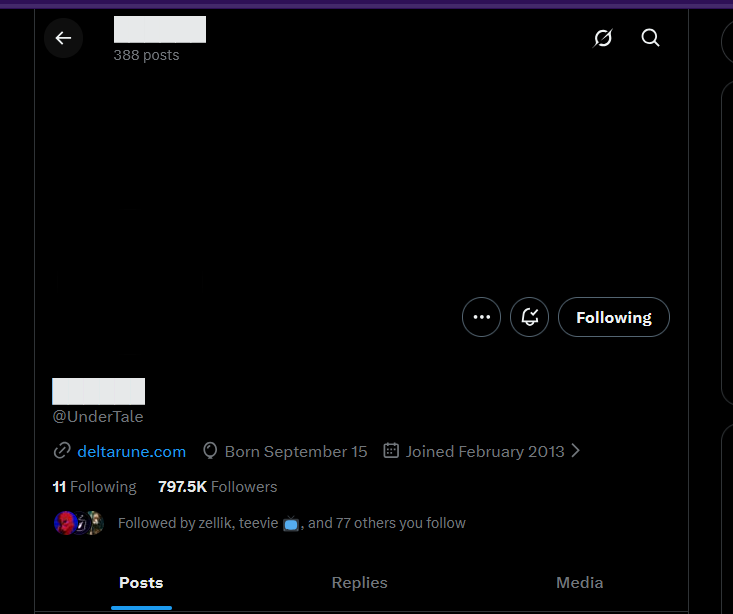 footlongfunkers's tweet photo. @UnderTale i was legit checking when Gaster started posting last time and it changed in real time #thatwasawesome https://t.co/vxssv2LSL1
