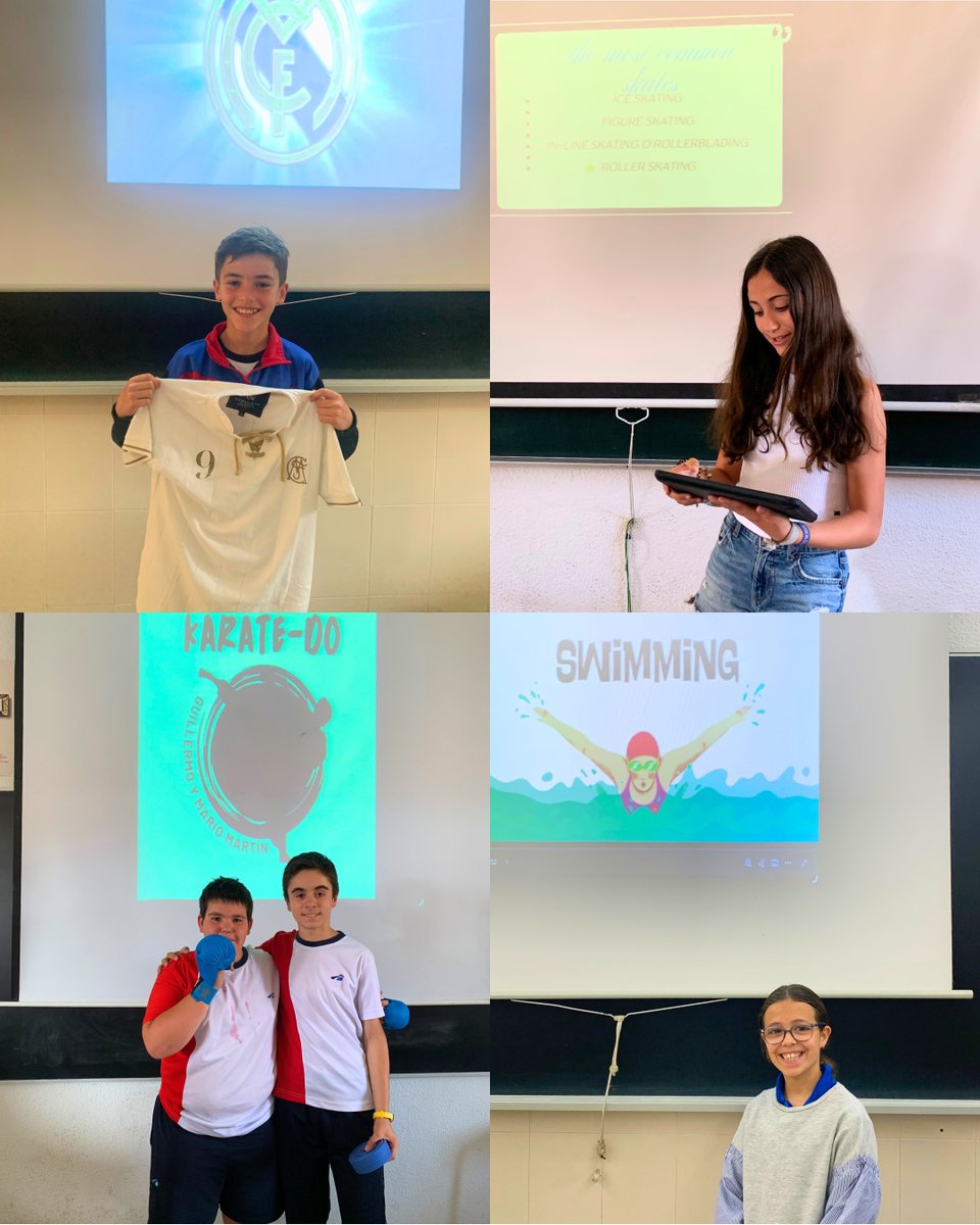 cmaestroavila's tweet photo. 🗣️🇬🇧 Talk to Us! Los alumnos de 1º de ESO del #MaestroÁvila practican su expresión oral en inglés hablando de lo que más les gusta: fútbol, música, videojuegos, ajedrez... ⚽🎮🎹
Una forma divertida de mejorar fluidez, ganar confianza y conocerse mejor. ¡Buen trabajo! 👏✨ https://t.co/1WydGwtVHk