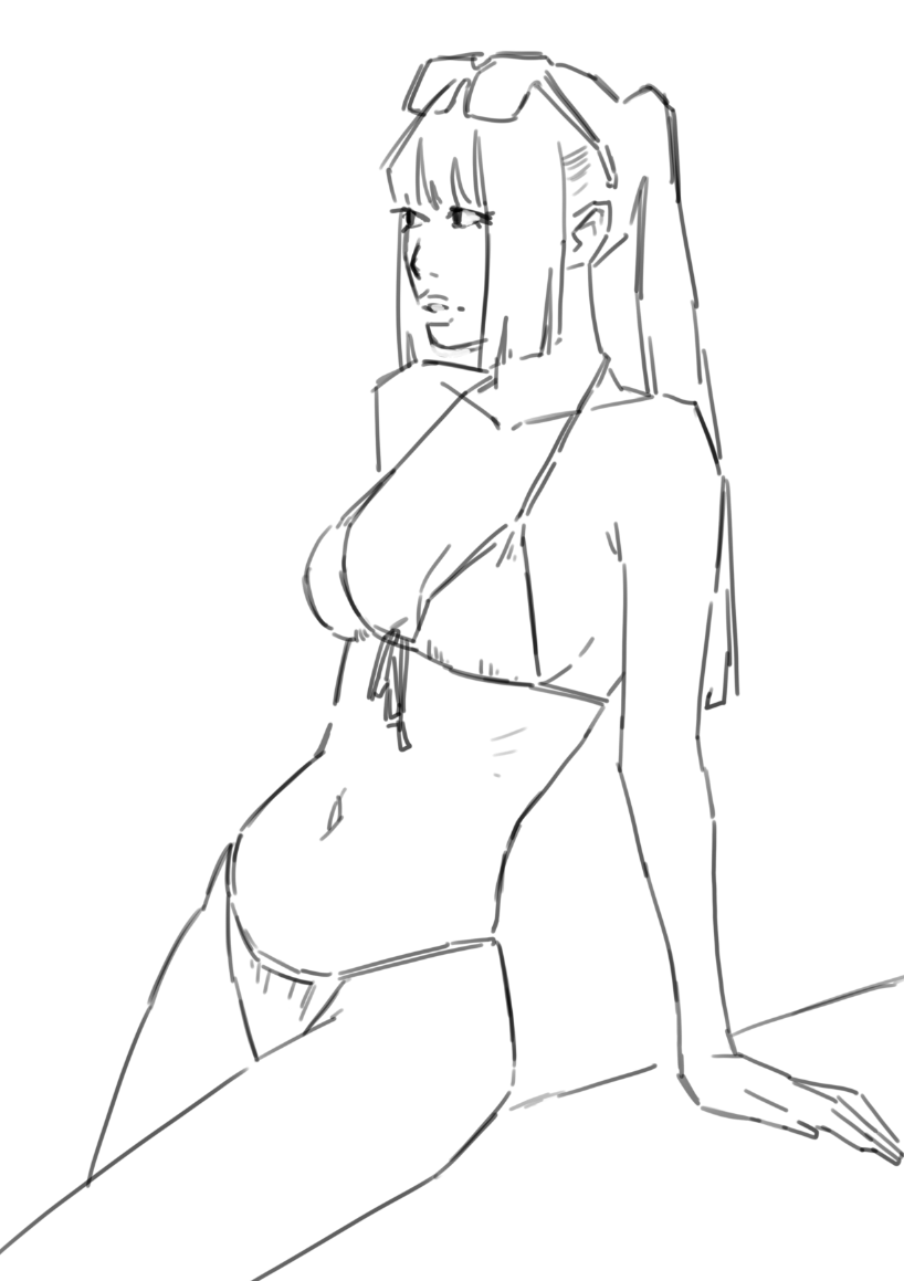 xiamushiii's tweet photo. summermaxxing sketch https://t.co/ljavB14O3z