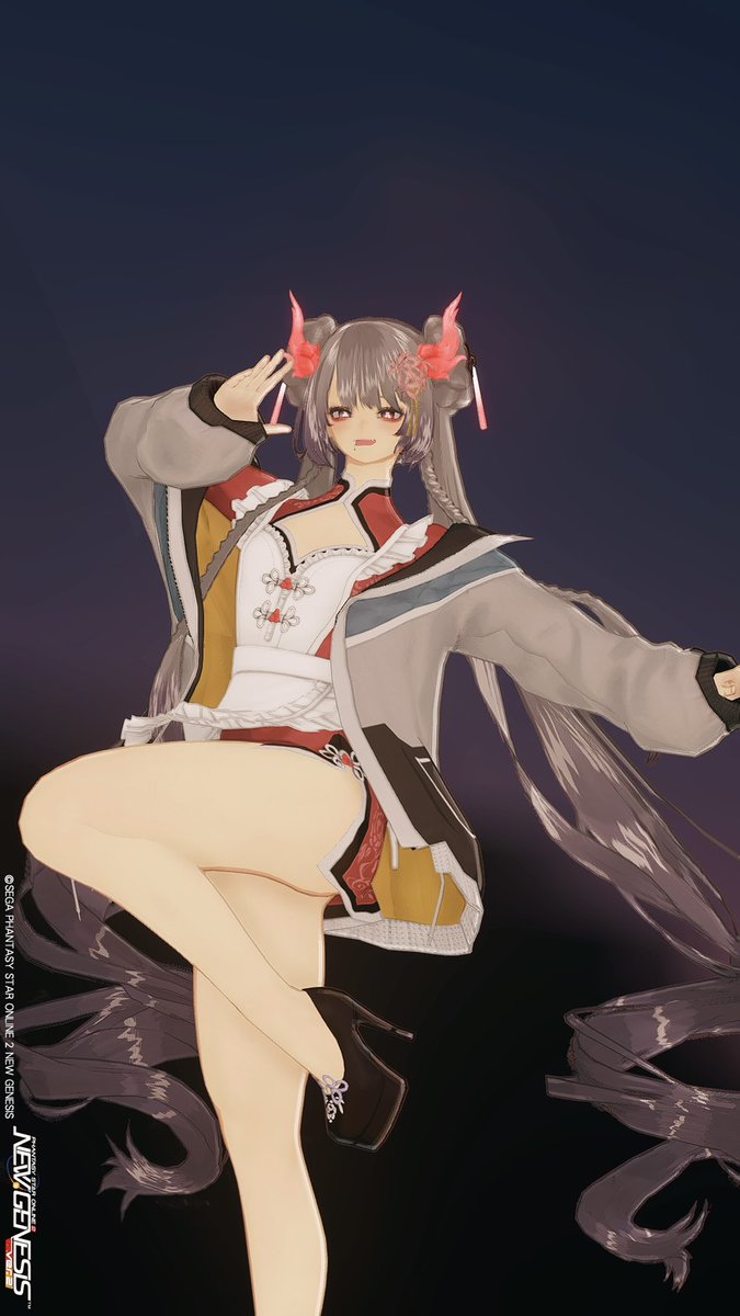 goku10mm's tweet photo. チャイナになっちゃいな‼️
#PSO2NGS_SS https://t.co/6AzpahHmQe