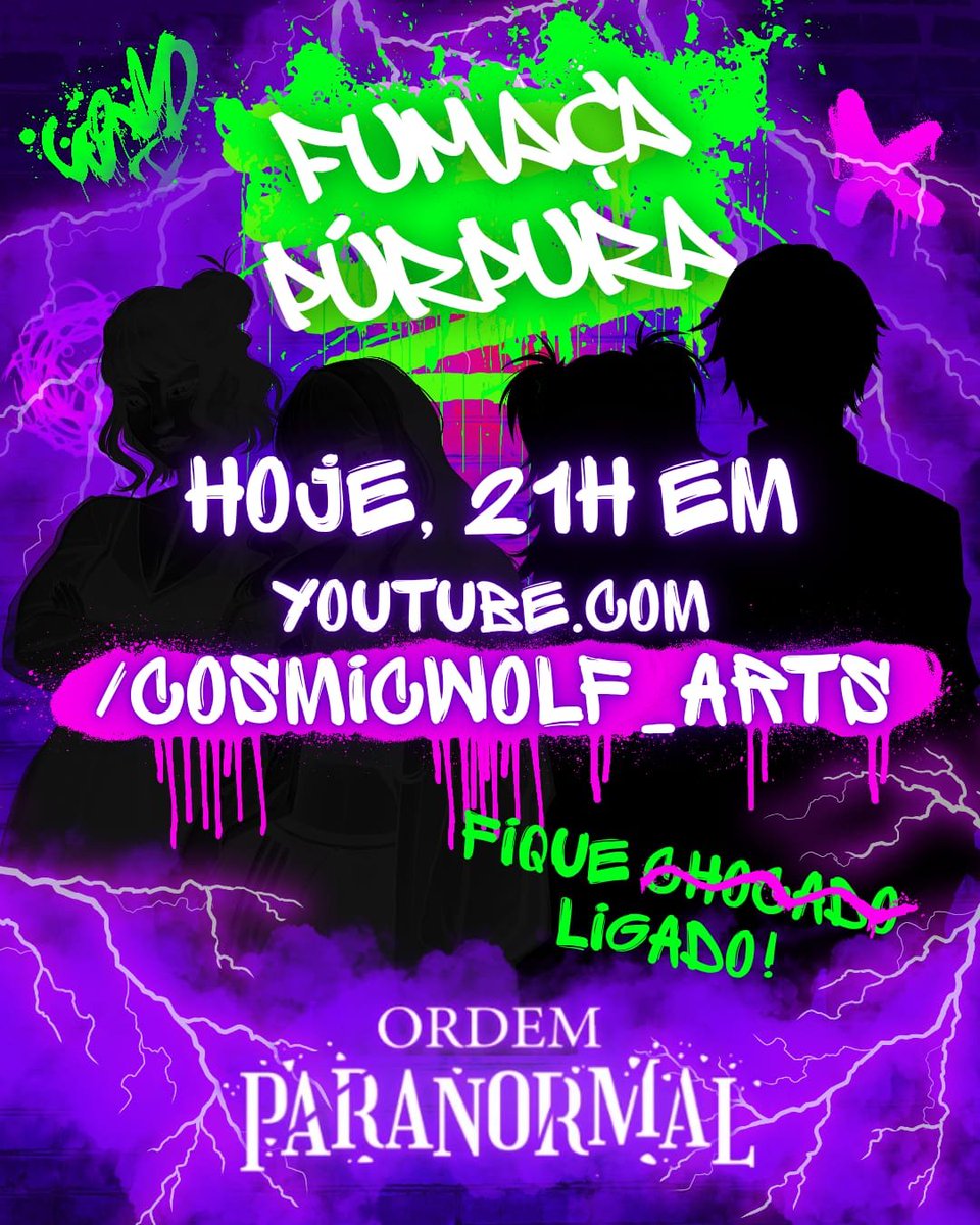 CosmicWolf_VT's tweet photo. Por último mas não menos importante, Alexa! Personagem da nossa aventura de Ordem Paranormal que vai estreiar no meu canal, narrado pela Dabs do @praquemgosta_
Com a participação de @carollilium_,
@Eeirisz, @newbaShira e eu @cosmicwolf_arts
✨Lembrando que estréia di 24/06 às 21h https://t.co/OzDbRLwcHW
