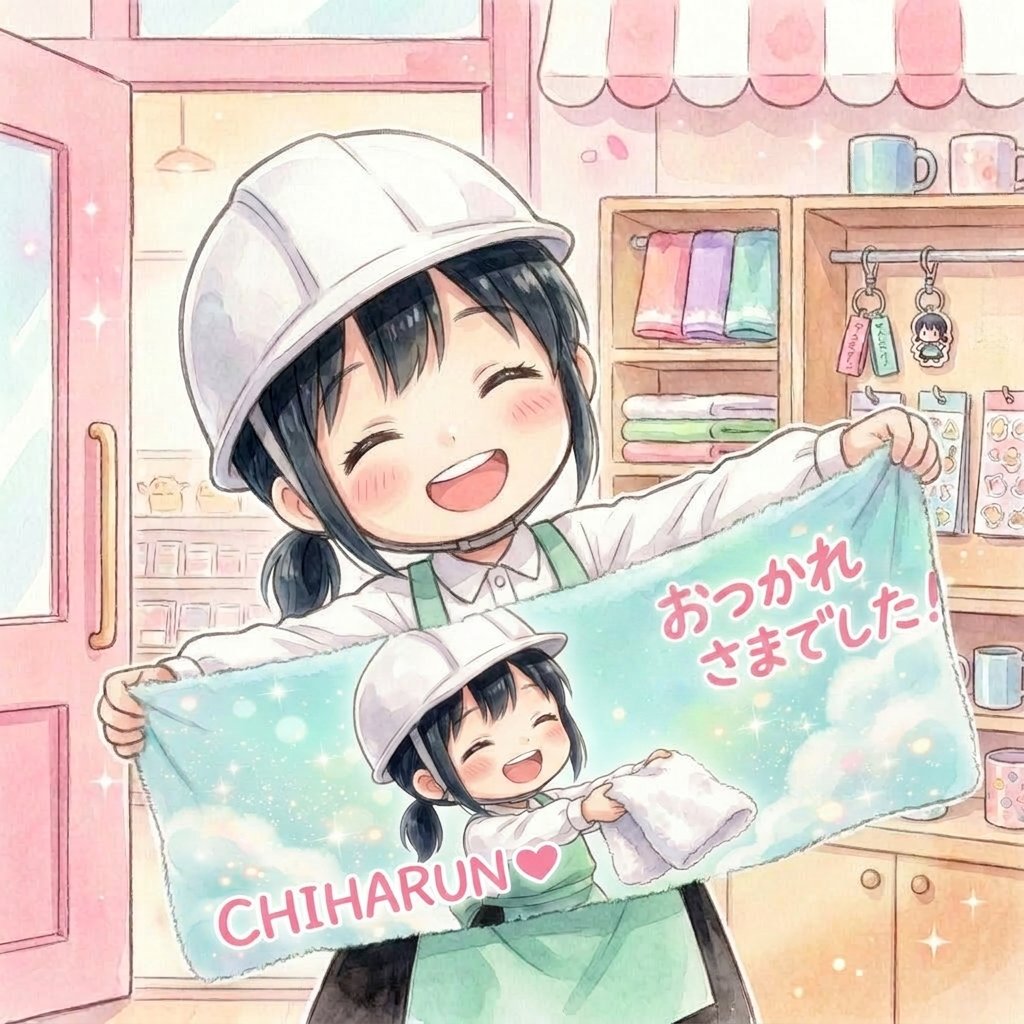 hiyodorixxxx's tweet photo. グッズショップちはるん　オープンしました！
https://t.co/wAhxzUJJFa
商品はタオル一枚からのスタートとなりましたが
順次グッズは増やしていきますので
みなさんよろしくお願いします！ https://t.co/L6RU8iTgAU