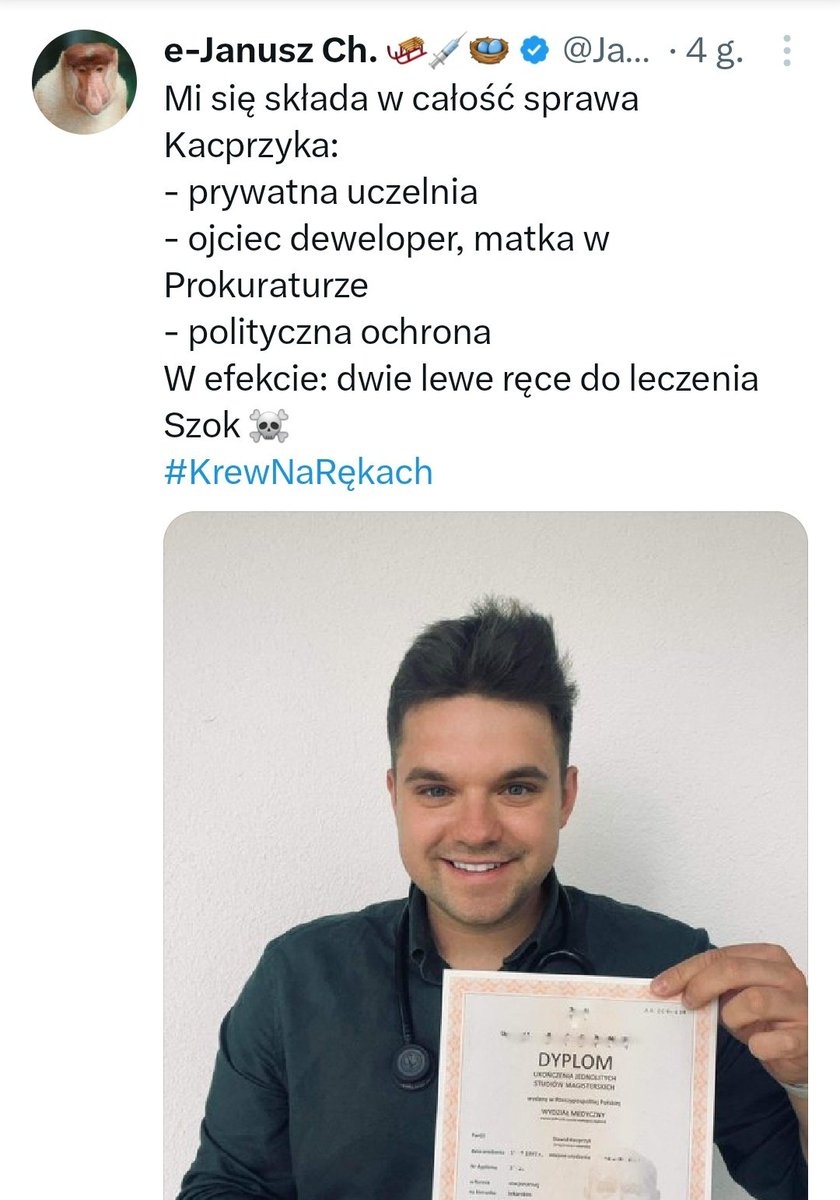 2025_EwaPolka's tweet photo. @donaldtusk Pożar w burdelu @Obywatelska_KO a  @donaldtusk się wścieka.
⬇️ 
1. Afera Kłodzka, pedofilia i zoofilia
2. Afera z Dawidem Kacprzyk, lekarz złodziej z koneksjami.
Wiele tego, oj wiele ‼️ 

Nie ucieszysz ludzi a ty podaj się do dymisji ‼️ #TaczkiDlaTuska #MafiaTuska ‼️ Skandal ‼️ https://t.co/OvQQXPt4Xo