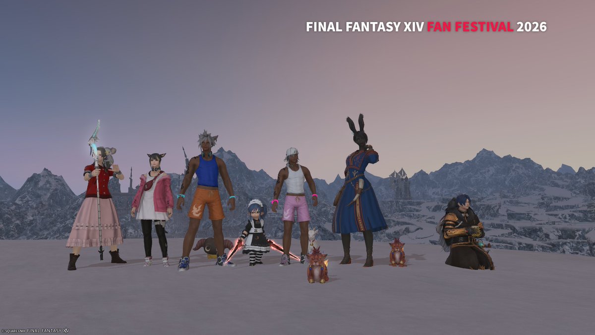 comradeFFXIV's tweet photo. オーロラを眺めた後の朝焼け☀️

夜空いっぱいに広がる光景も綺麗だったけど、 朝の静かな景色もまた格別。

気付けば夜更かしして、 そのまま朝を迎えていました🤣

仲間と過ごす時間は本当にあっという間！

#FF14 #FFXIV #FC活動 #GPOSERS https://t.co/lJKPDX88T9