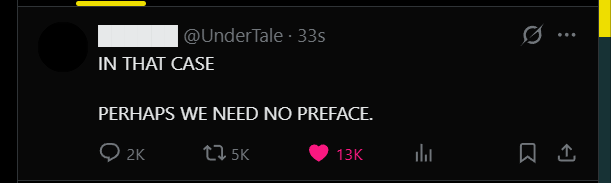 REtherno's tweet photo. @UnderTale 13 k likes in 33 secs is wild https://t.co/nqWpNh7XMP