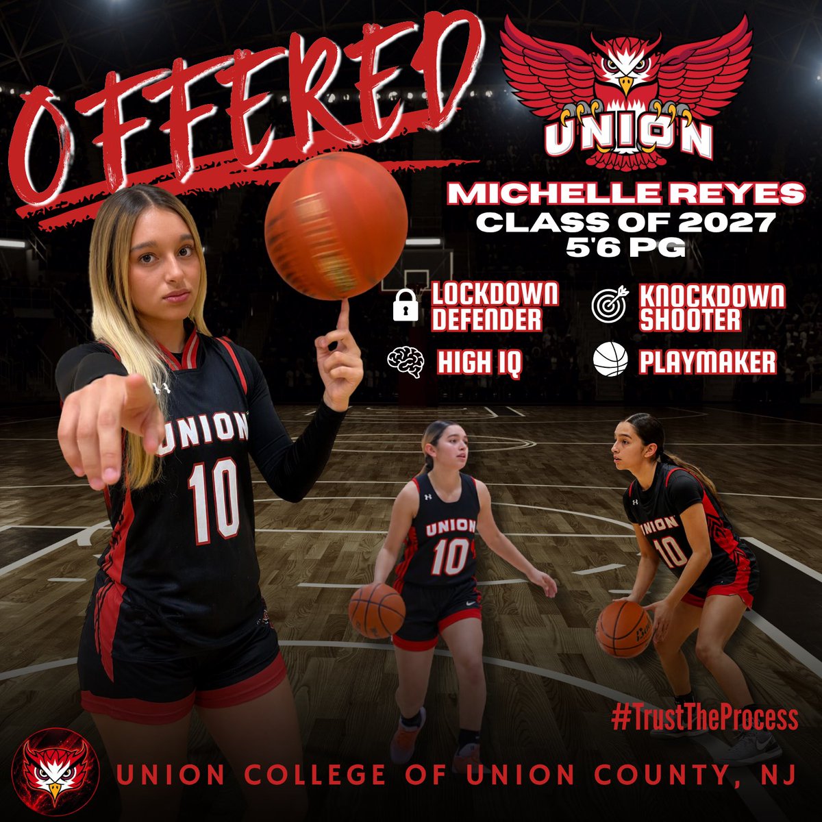 Shellybomb10's tweet photo. After having a great conversation with Coach Taylor @UnionOwlsWBB , I am very thankful and blessed to receive an offer from Union College of Union County, NJ!!🙏✝️🦉 https://t.co/DK4Xtlos2L