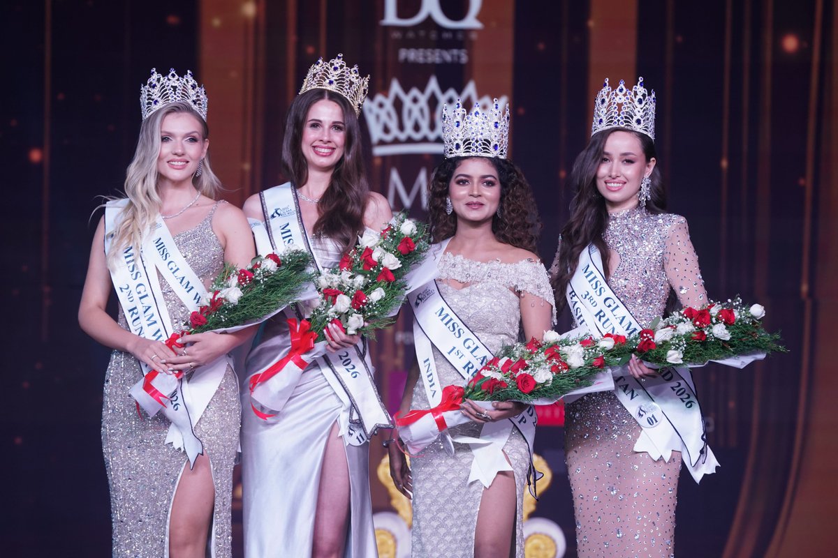 uniquetimesorg's tweet photo. Kristina Kuralenok from Russia crowned as SAJ DQ Watches Miss Glam World 2026

Know More: https://t.co/F4iR3mOJq2

#LatestNews #uniquetimes #MissGlamWorld2026 #SAJDQWatches #MissGlamWorld #BeautyPageant #DrAjitRavi #PegasusGlobal #SAJGroupHotels #DQWatches #PageantWinner https://t.co/qkruDm0nZg