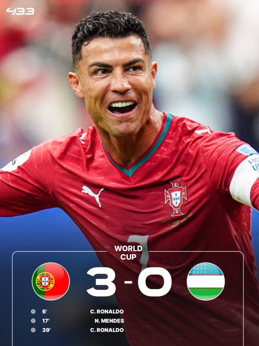 10peedroo's tweet photo. 🧵Mi Crónica del Portugal-Uzbekistán
La selección de Portugal goleó a Uzbekistán(5-0)en el Estadio Houston,en el segundo partido de la fase de grupos del mudnial https://t.co/yH98Fex16c