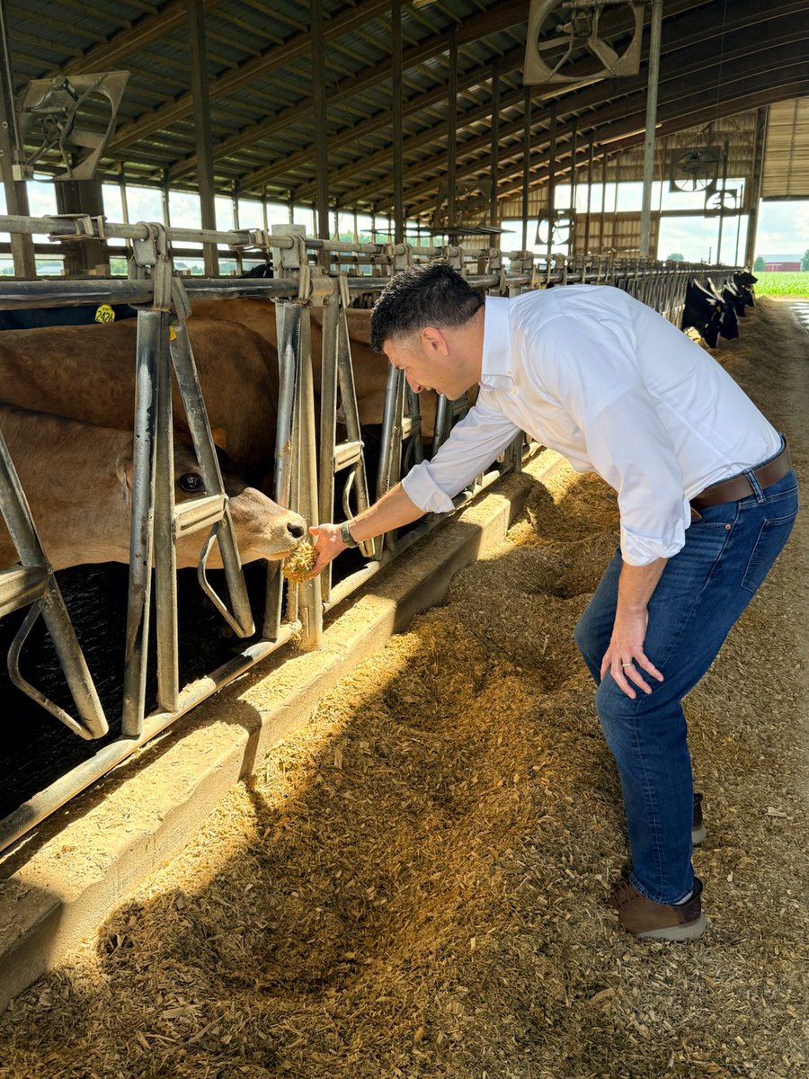 RepTomBarrett's tweet photo. Did you know Michigan dairy farmers provide more than 7 million gallons of milk to McDonald’s each year? It was great to be in Westphalia on Monday to see firsthand how our local farms are a critical link in this global food supply chain and celebrate the long-standing partnerships in our communities.