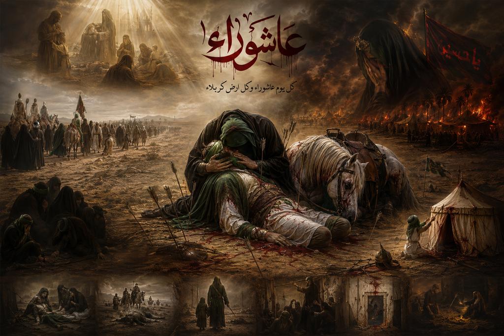 iiaammoji's tweet photo. این تصویر، قصه یک روز نیست... قصه قلبی است که برای نجات انسانیت بر خاک افتاد.
هر گوشه‌اش بوی غربت می‌دهد، هر نگاهش حکایت داغی است که هیچ‌گاه سرد نشد...
السلام علیک یا اباعبدالله الحسین(ع)
#یا_لثارات_الحسین https://t.co/2LWmjsK7kk