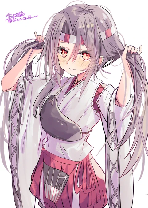 手でツインテをする瑞鳳ちゃん #艦これ版深夜の真剣お絵描き60分一本勝負 #艦これ版真剣お絵描き60分一本勝負_20260619