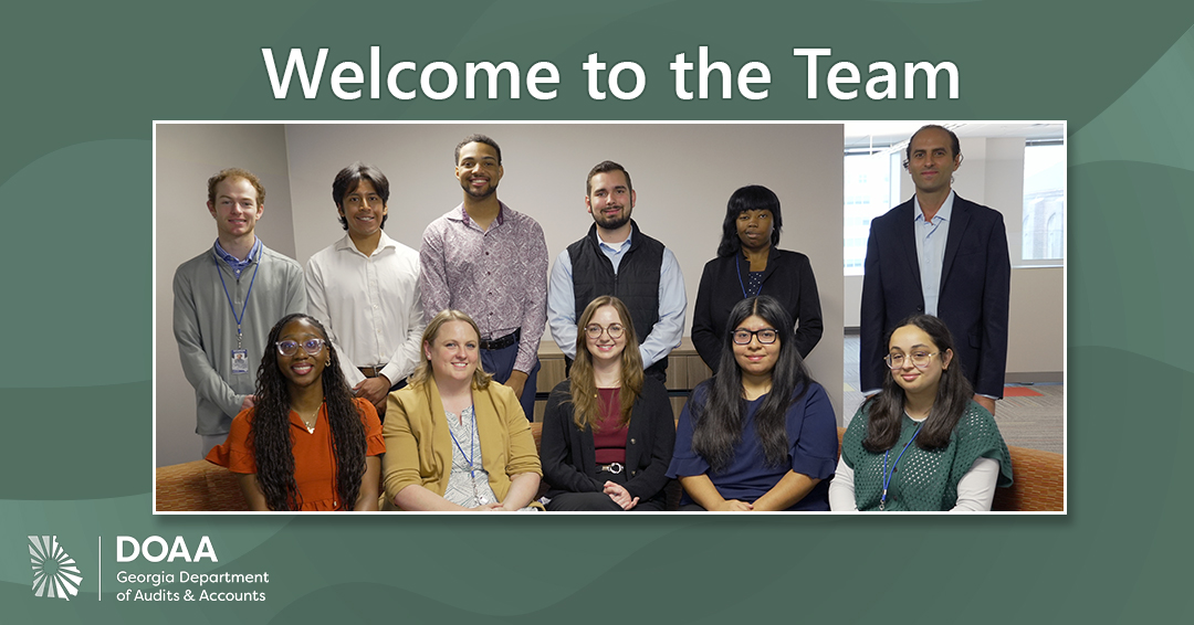 GA_Audits's tweet photo. Our team just got a major upgrade! We are thrilled to welcome 11 incredible professionals to the DOAA team. We can't wait to see the talent, energy, and fresh perspectives you all bring to the table! https://t.co/9mdy6D30pd