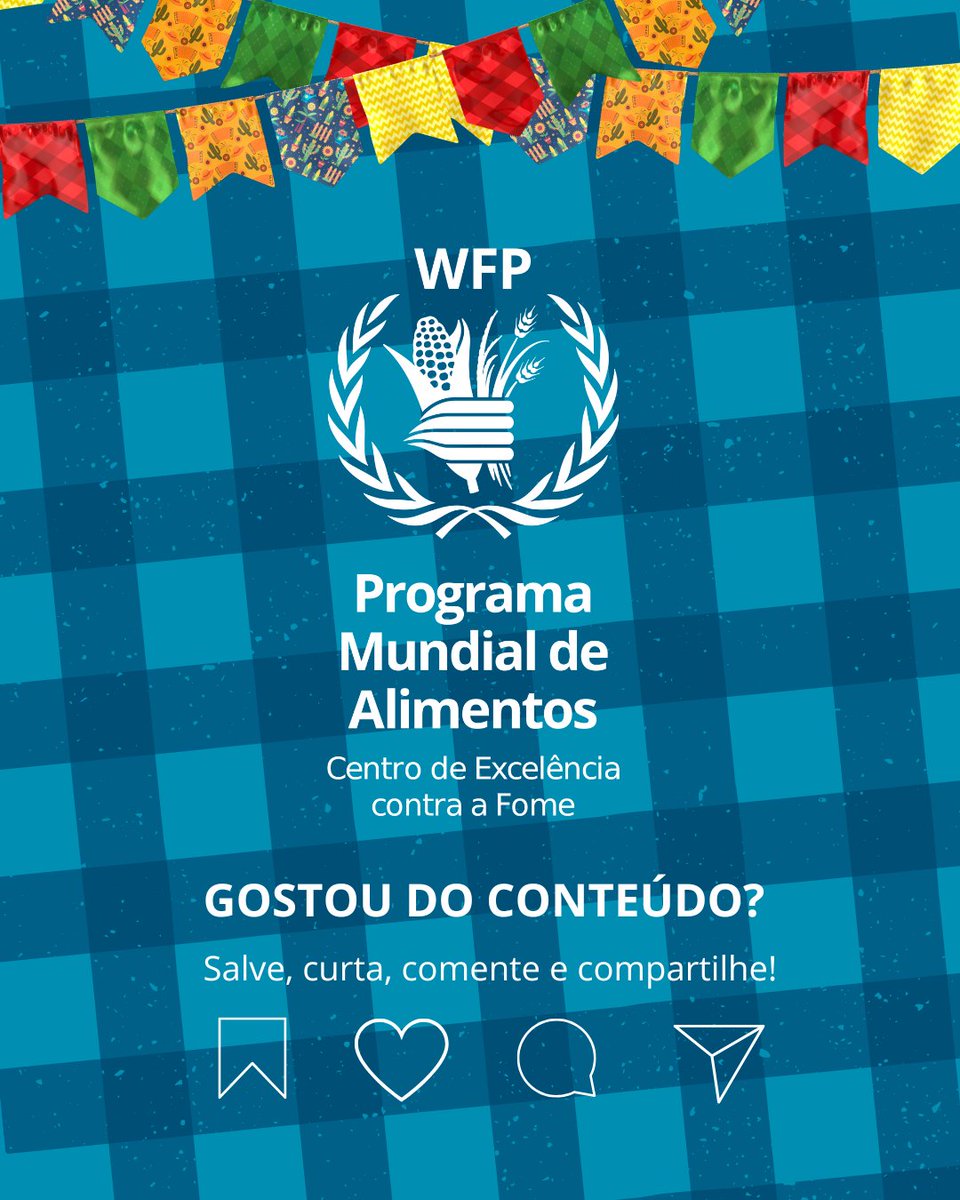 WFPBrasil's tweet photo. Hoje (24) é o Dia Nacional do Milho! E nada melhor do que celebrar com um clássico das festas juninas.

🌽A receita como conhecemos hoje é uma invenção nacional: a criatividade adaptou a base de milho e fubá, acrescentando ingredientes locais como leite de coco e queijo ralado https://t.co/lC3lVixSdn