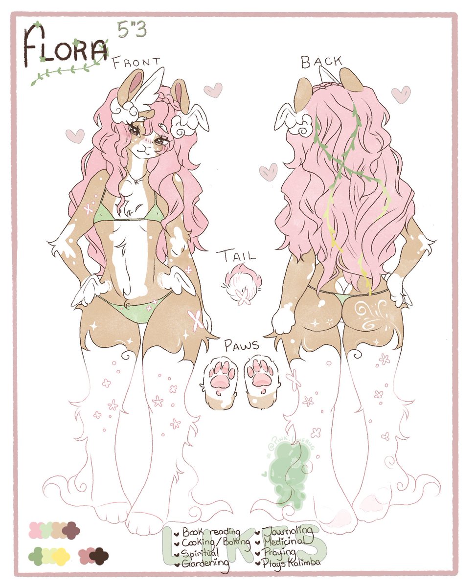 lovebug_pink's tweet photo. ִֶָ𓂃 ࣪˖ ִֶָ🐇་༘࿐ Meet Flora!
‼️ NFT / NFS ‼️
#furryart #furry #digitalartㅤㅤㅤ https://t.co/tBpRHO0Ei3