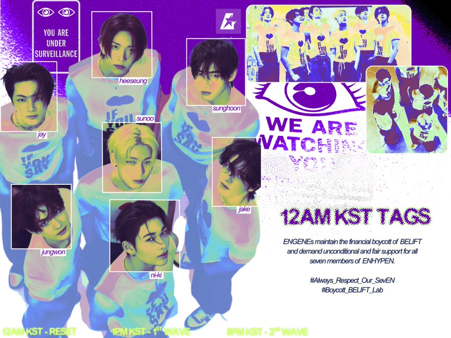 ahsx_0's tweet photo. TAGS RESET!!
DROP THE NEW TAGS💕

ENGENEs maintain the financial boycott of BELIFT and demand unconditional and fair support for all seven members of ENHYPEN. 

#Always_Respect_Our_SevEN 
#Boycott_BELIFT_Lab https://t.co/thLd2W27PV