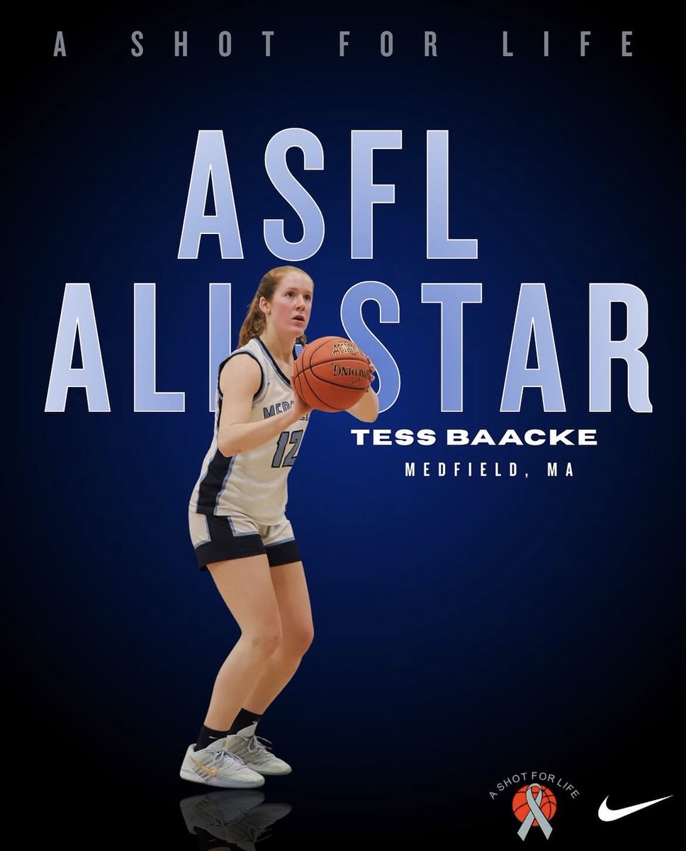 ASFL_Shoot4Cure's tweet photo. Congratulations and welcome back for her second ASFL Challenge, Medfield's Tess Baacke! Tess will compete in the 14th annual A Shot For Life Challenge and fifth All Star Game! She will also fundraise for cancer research! #ASFL https://t.co/jYJBJDIBLB