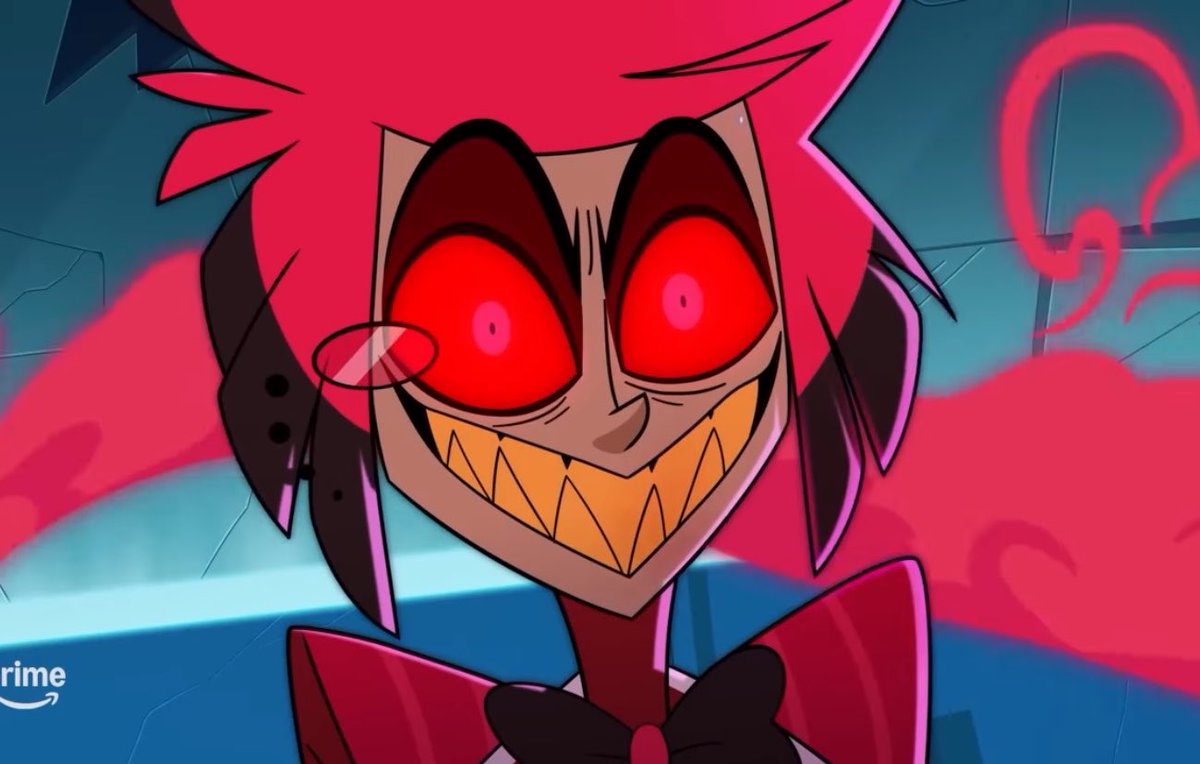 roisin0S's tweet photo. Alastor wasn’t worried when he was only fighting Vox despite having such a bad wound bc he knew Vox wouldn’t do any serious permanent harm to him, but he was nervous earlier against the other Vees bc they wouldn’t hold back like Vox https://t.co/BZkwqgswhK