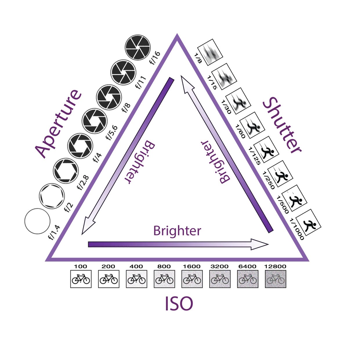 iDownloadBlog's tweet photo. Aperture, Shutter Speed (and ISO) make up exposure in photography

https://t.co/6ekVmKhiHv https://t.co/2v6lFUGtgu