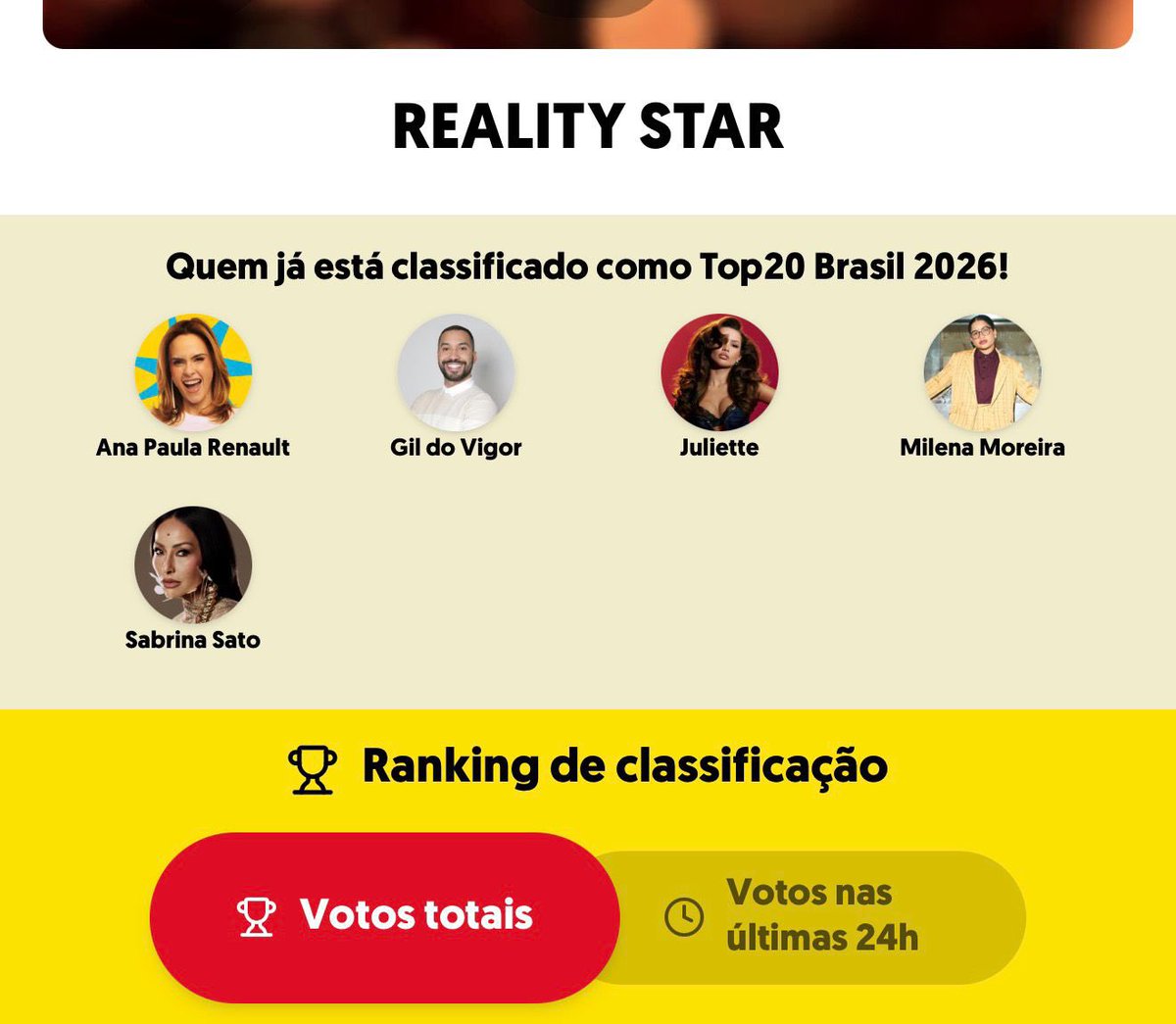ManiaMilana's tweet photo. 🚨 Milena foi classificada para o top20 do prêmio iBest como Reality Star ✨  

As votações oficiais só começam em agosto! https://t.co/6B97uypo0s