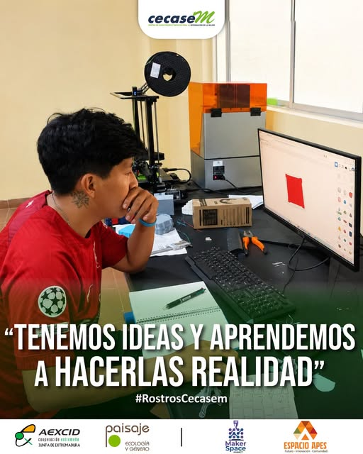 cecasembol's tweet photo. #RostrosCecasem

💻En el Maker Space, jóvenes fortalecen sus habilidades a través de la creatividad, la tecnología y el trabajo colaborativo para generar soluciones en sus comunidades.

Gracias a la @PaisajeEyG y a @AEXCID_ por impulsar estos espacios de aprendizaje. https://t.co/aMUgH2732P