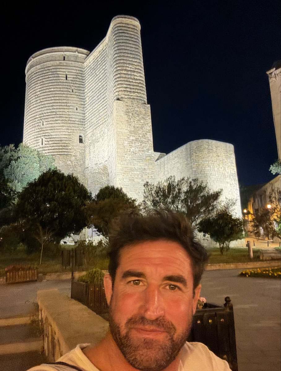 iamwjs67's tweet photo. The Maiden Tower in Baku, Azerbaijan, at the edge of the Caspian sea coast, seems to be one of those ancient structures steeped in mystery. Dates of construction vary from a few hundred years ago to parts being constructed B.C.E and  some even speculate parts could be many thousands of years old. No one knows what it was originally buit for or what uses it has served. Theories range from an observatory of sun and celestial bodies, a fire temple, and even a primative oil refinery. It has stood through receeding and advancing shorlines, several empires, and probably at least 3 different religions. There are echoes a past that we are now rediscovering is deeper than we previously thought. So much has been forgotten. Human and humanoid habitation in the area of the tower stretches back over 1 million years. Humanoid remains at least 350,000 years have been found. Settlements 11,000 years old are being escavated in the area.