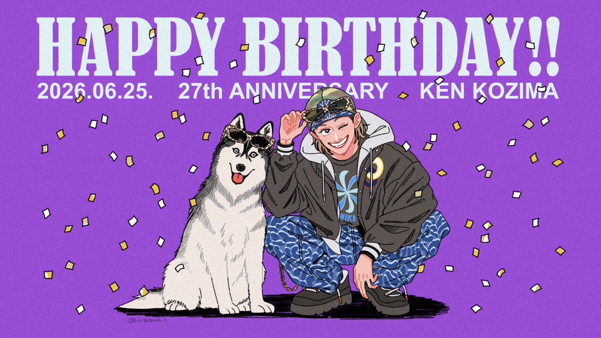 msyd_1's tweet photo. 🍿🍿 𝐇𝐚𝐩𝐩𝐲 𝐁𝐢𝐫𝐭𝐡𝐝𝐚𝐲 🍿🍿

27さいおめでとう〜〜！！
Aぇ1年になりますように ⸝⸝꙳

#小島健誕生祭2026 #AぇFAぇ https://t.co/2bJH2qi3eY
