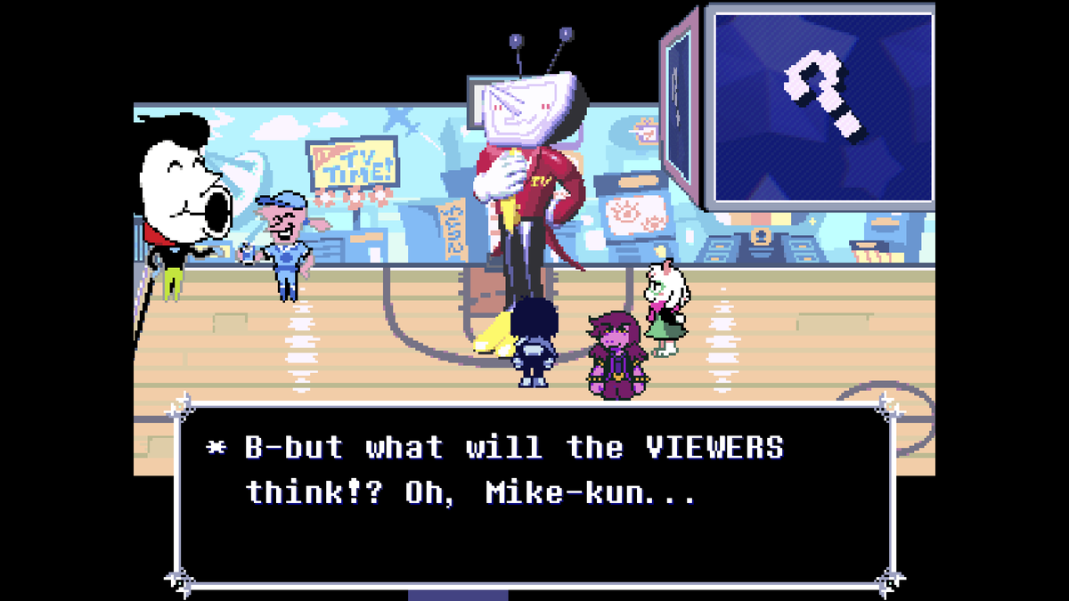 Amandirun's tweet photo. the fanservice is insane #deltarune https://t.co/jAE8lgi5m3