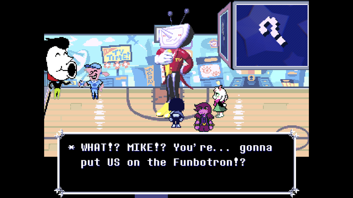 Amandirun's tweet photo. the fanservice is insane #deltarune https://t.co/jAE8lgi5m3