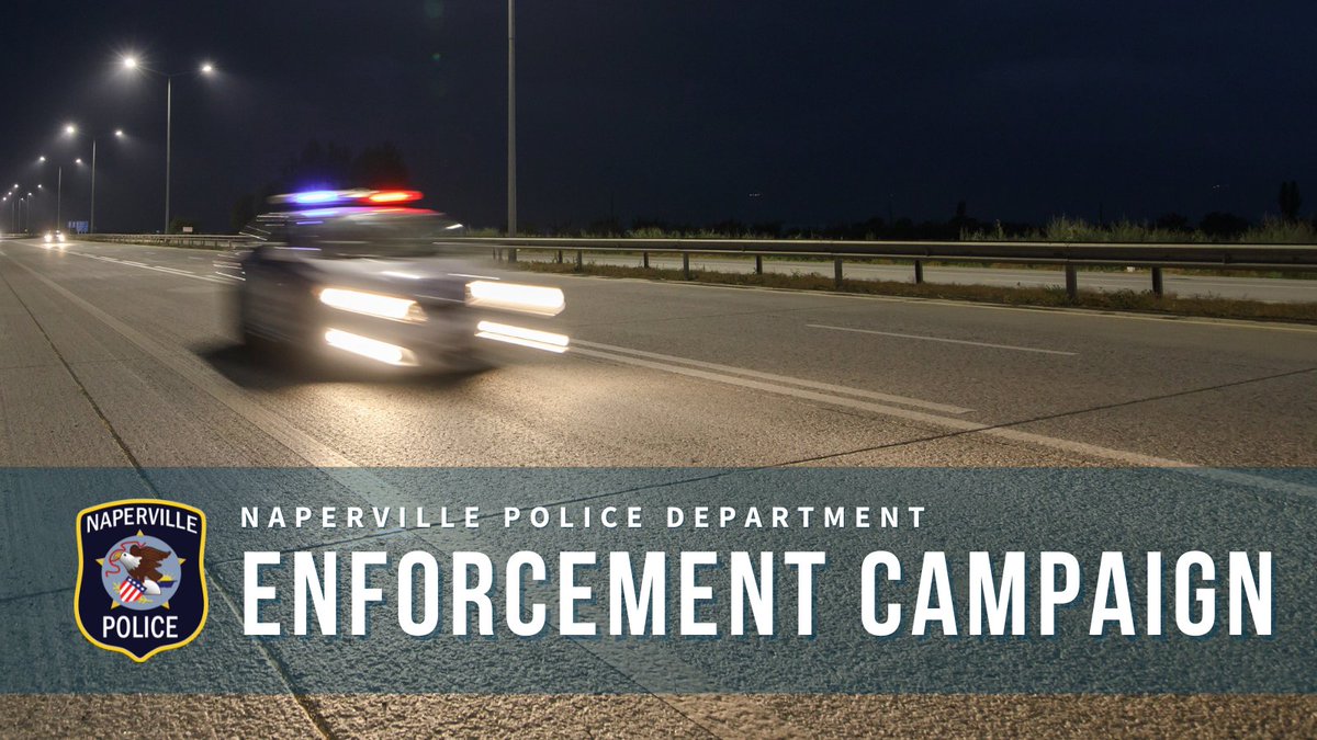 NapervillePD's tweet photo. The Naperville Police Department is participating in an Independence Day traffic enforcement campaign through July 6 focused on impaired and unbuckled drivers. Read the release: https://t.co/I4RjkFtZfI https://t.co/VcXjUbDhwo